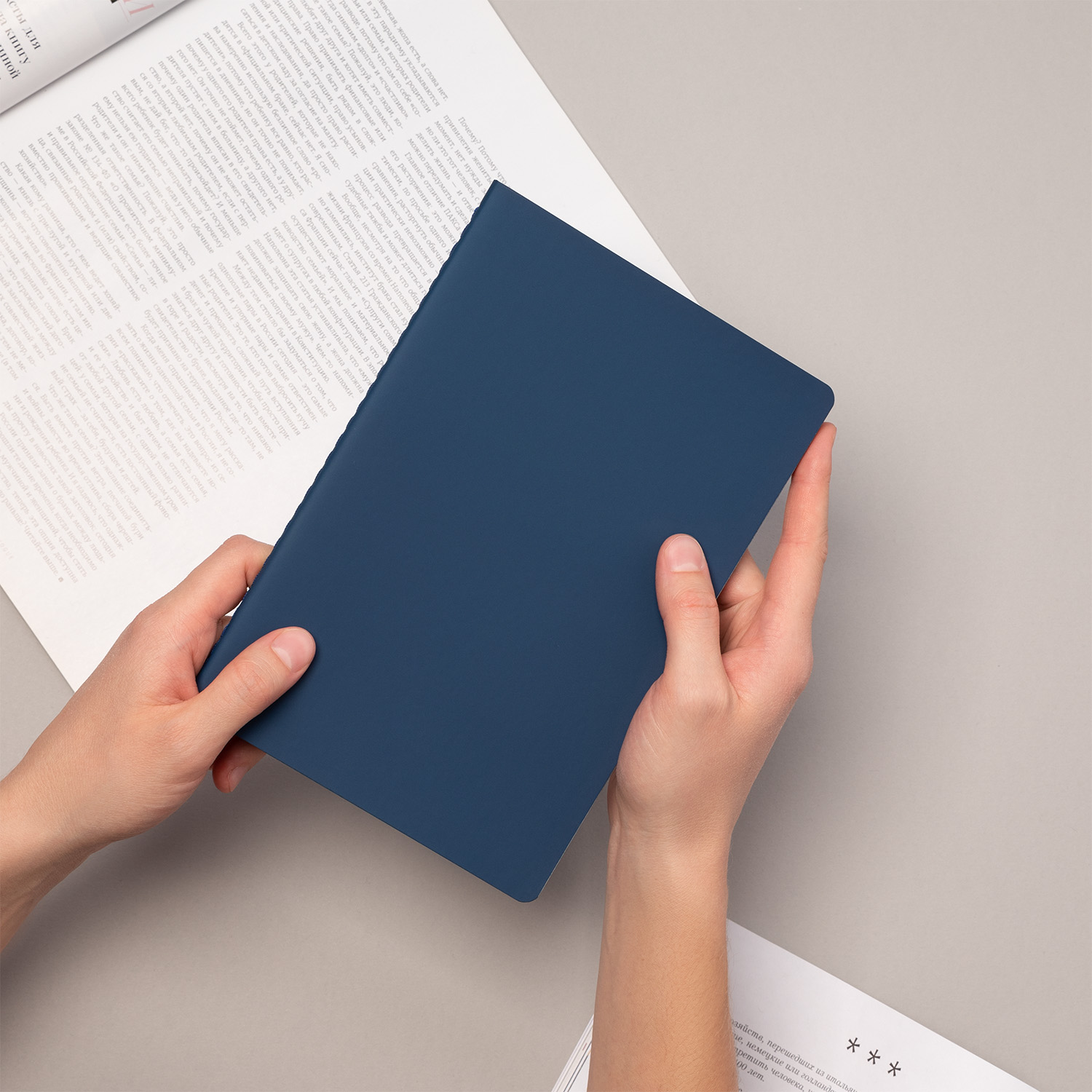 Блокнот Portobello Notebook Trend, Alpha slim, синий / 