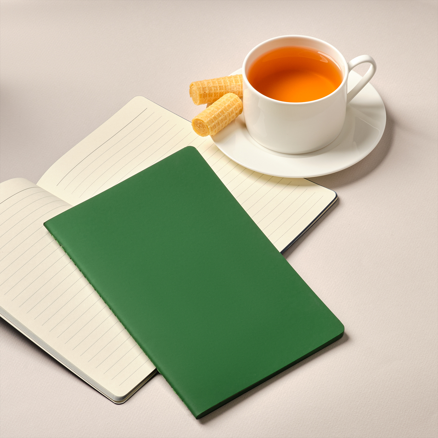 Блокнот Portobello Notebook Trend, Alpha slim, зеленый / 