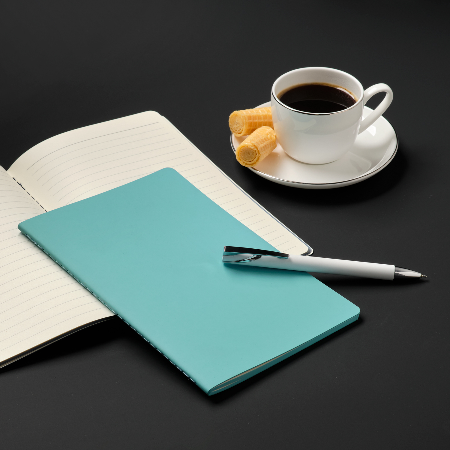 Блокнот Portobello Notebook Trend, Alpha slim, лазурный / 