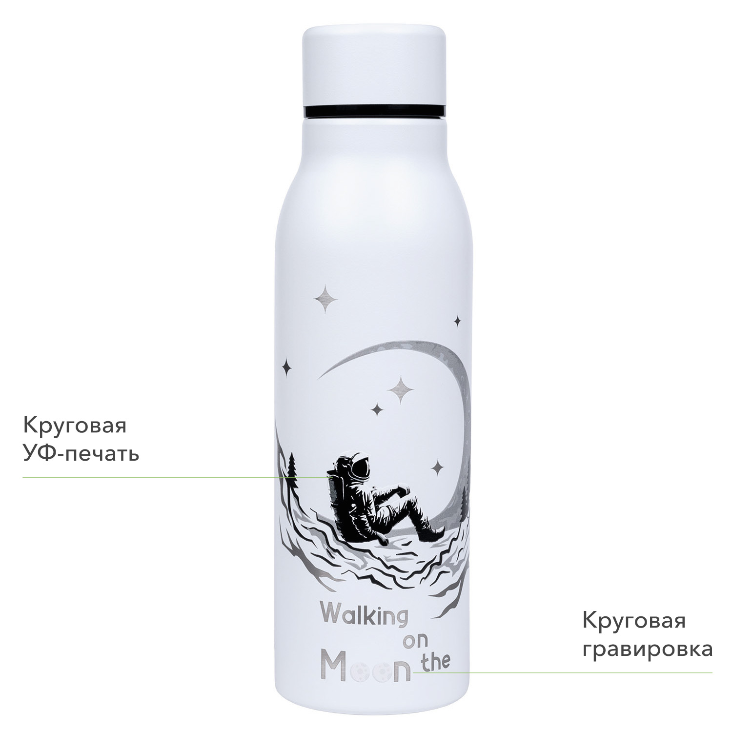 Термобутылка вакуумная герметичная, Sorento, 500 ml, белая / 
