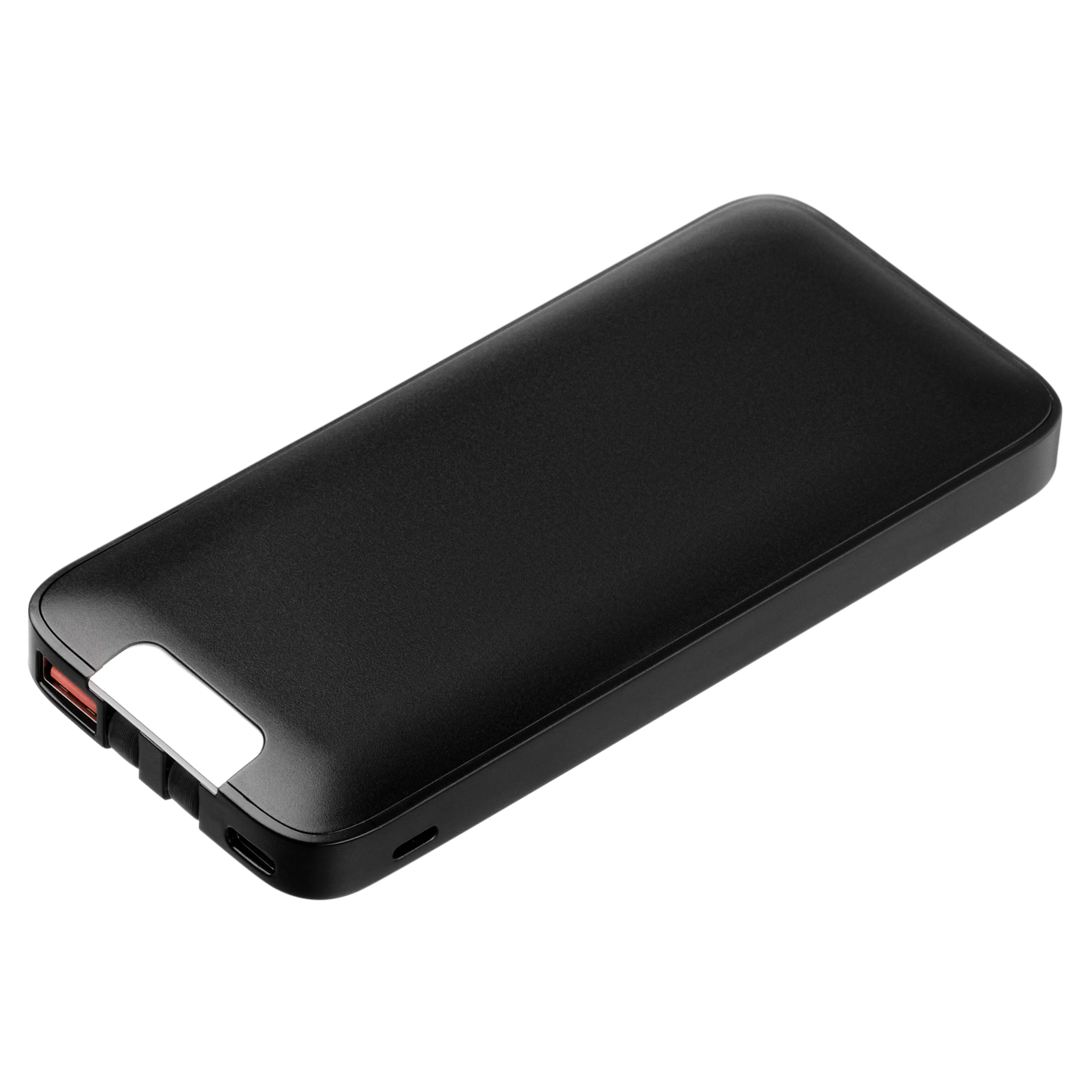 Внешний аккумулятор с подсветкой, Optima, 10000 mAh, черный / 