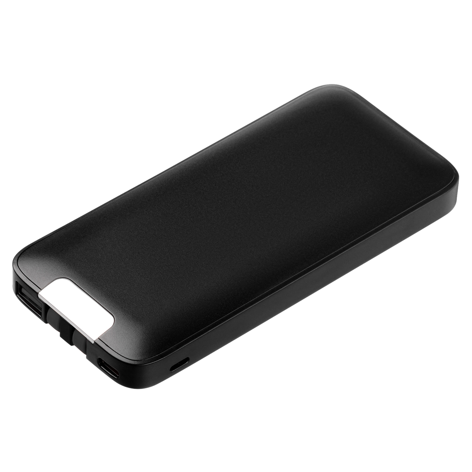 Внешний аккумулятор с подсветкой, Optima, 10000 mAh, черный / 