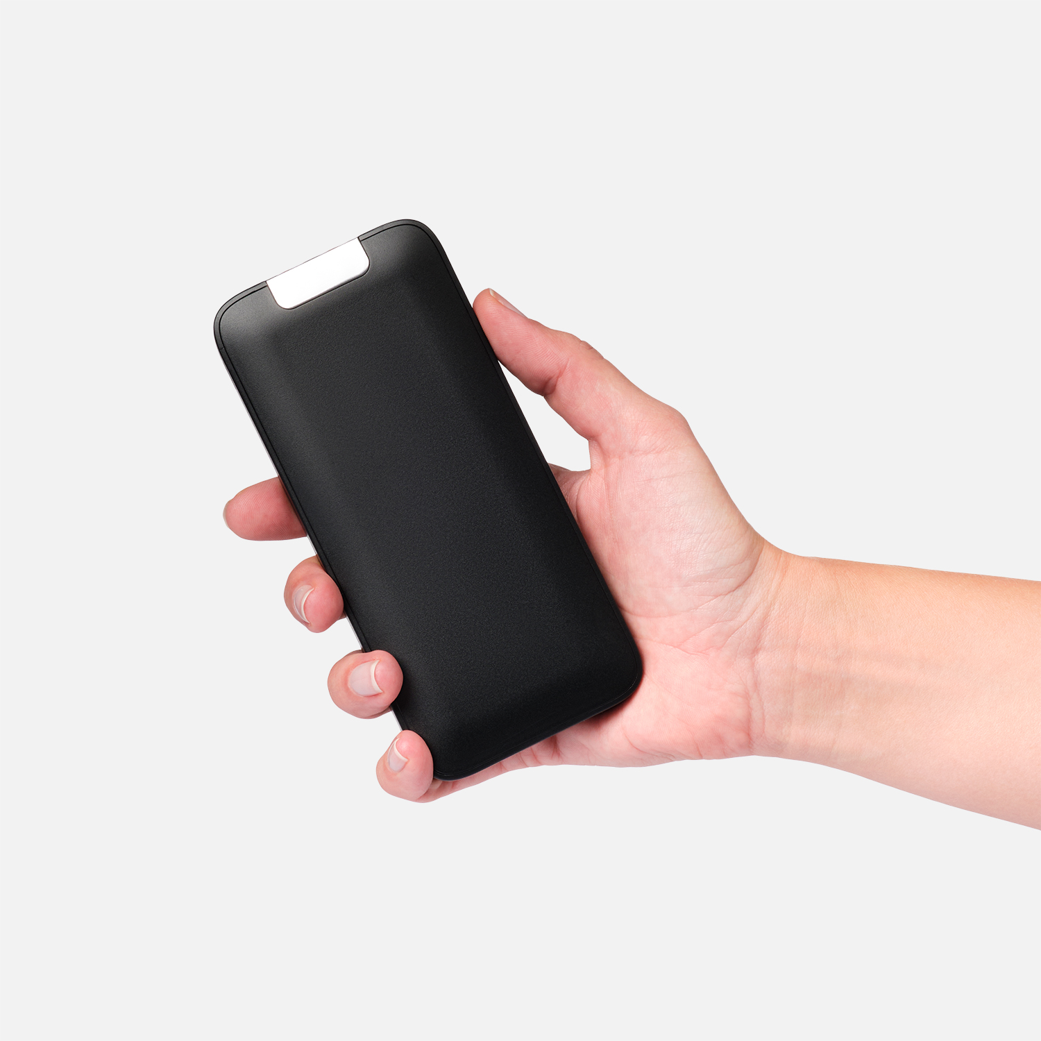 Внешний аккумулятор с подсветкой, Optima, 10000 mAh, черный / 