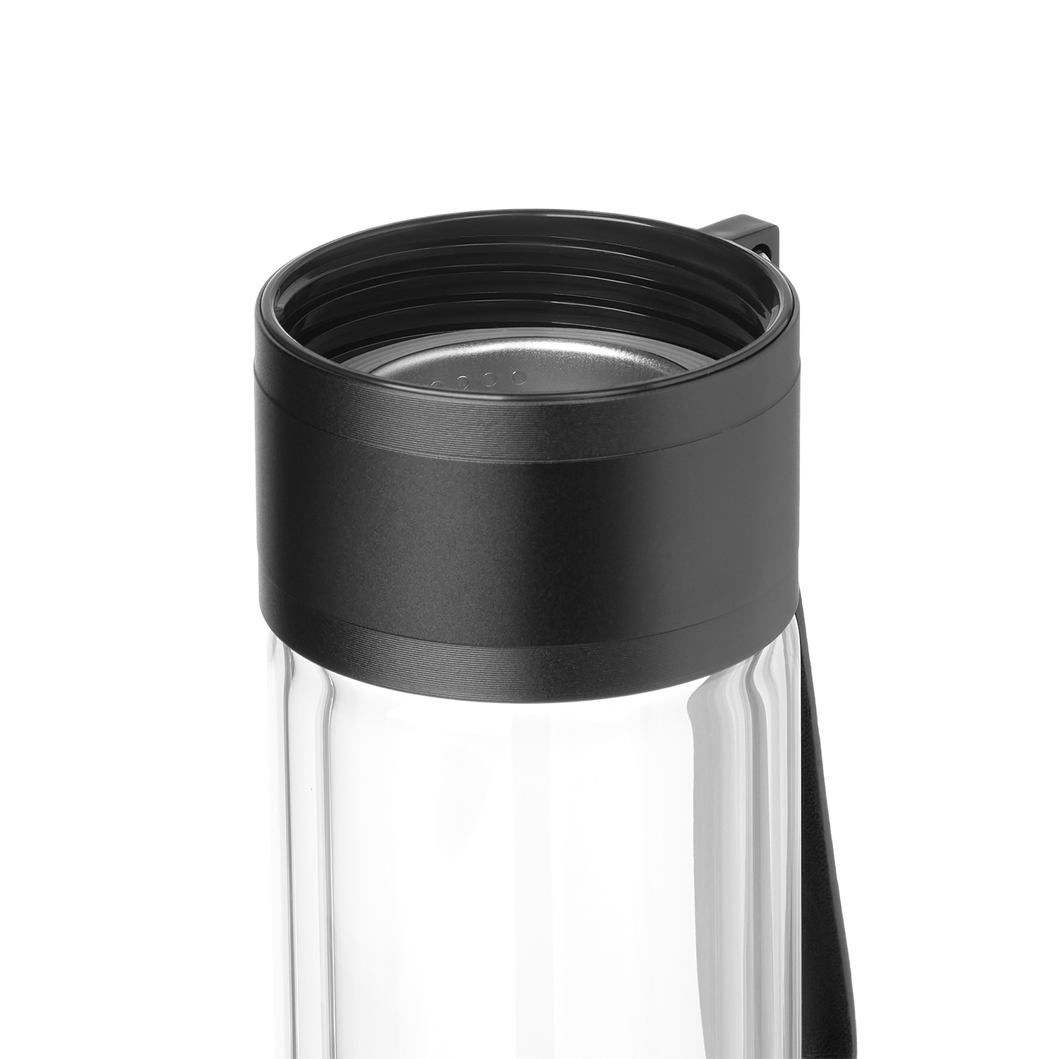 Бутылка стеклянная с двойными стенками, Terso, 300 ml, черная / 