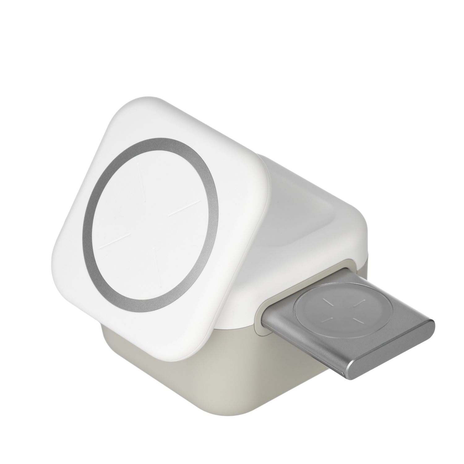 Беспроводная зарядная станция 3в1 15W Cube Wireless Magnetic / 