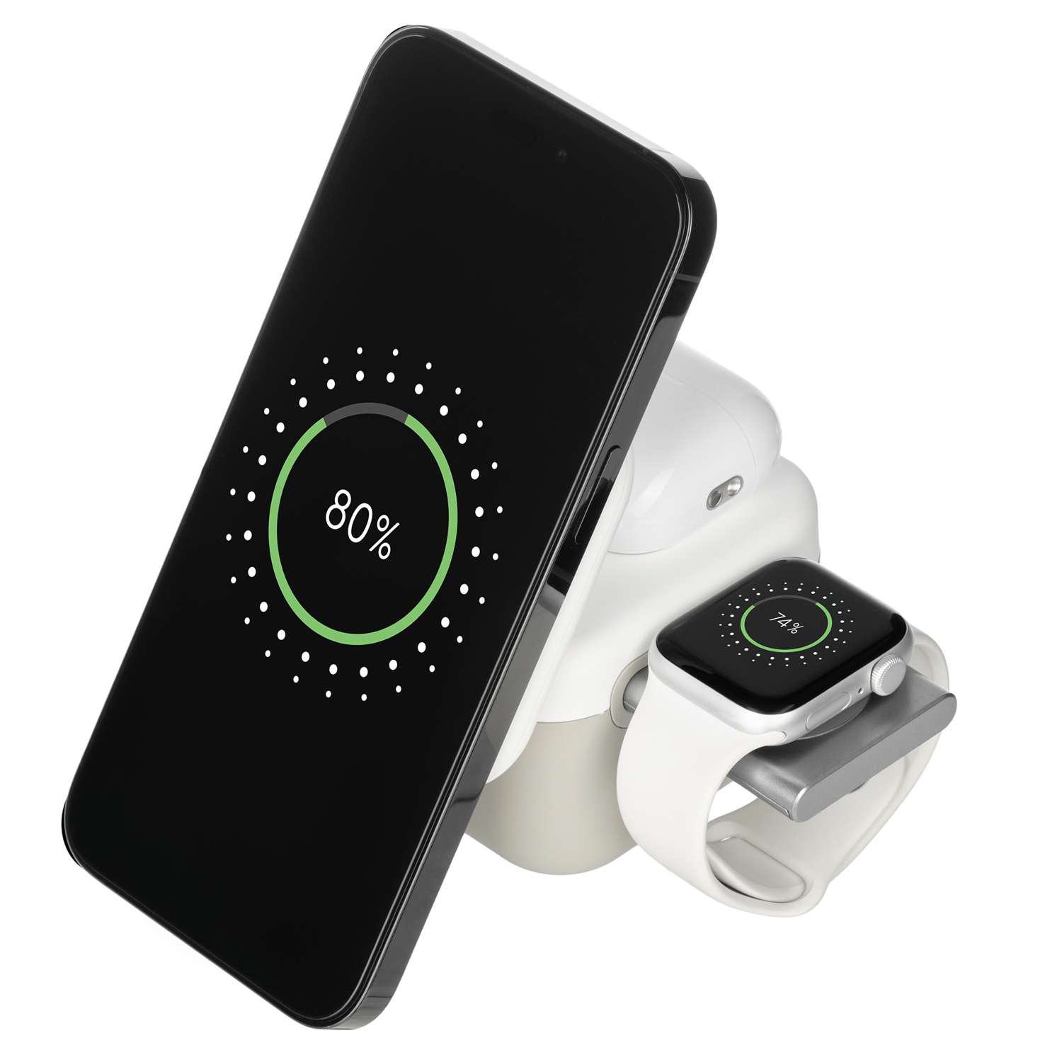 Беспроводная зарядная станция 3в1 15W Cube Wireless Magnetic / 