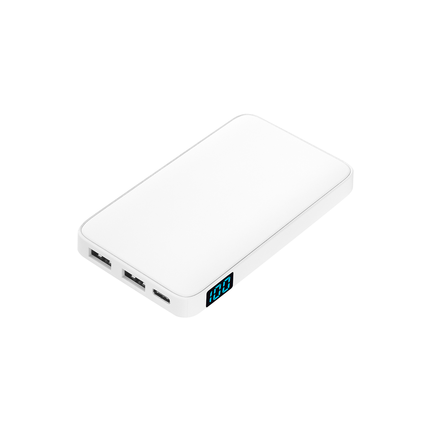 Внешний аккумулятор с подсветкой Ancor 5000 mAh, белый / 