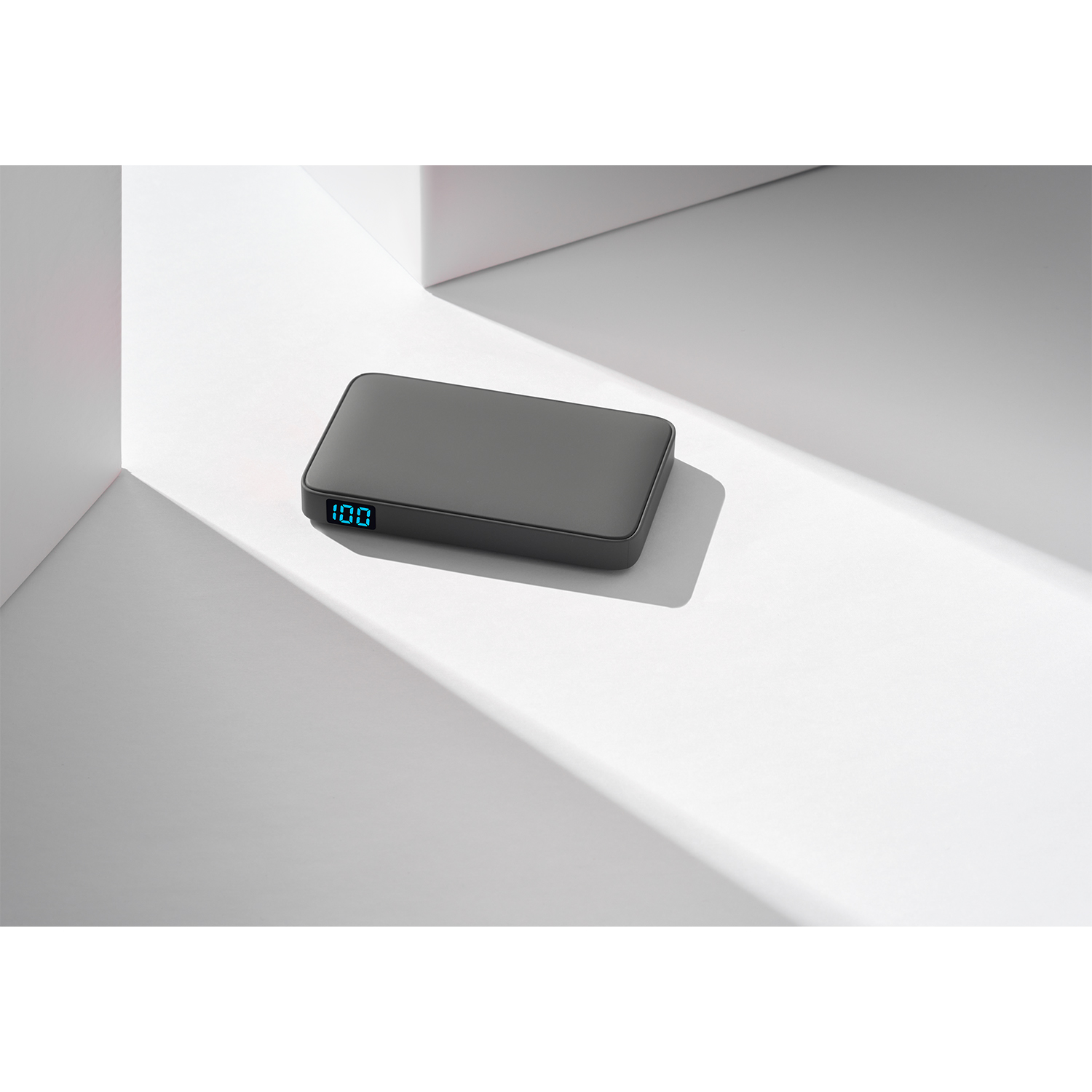 Внешний аккумулятор с подсветкой Ancor 5000 mAh, серый / 
