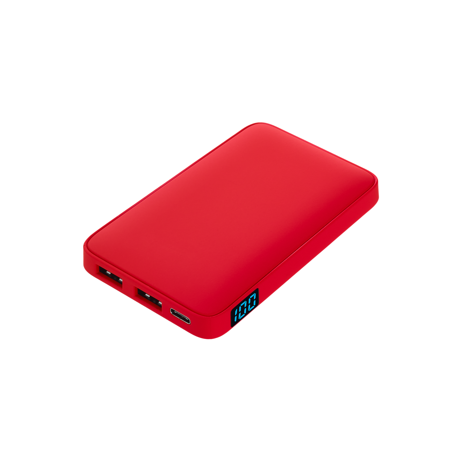 Внешний аккумулятор с подсветкой Ancor 5000 mAh, красный / 