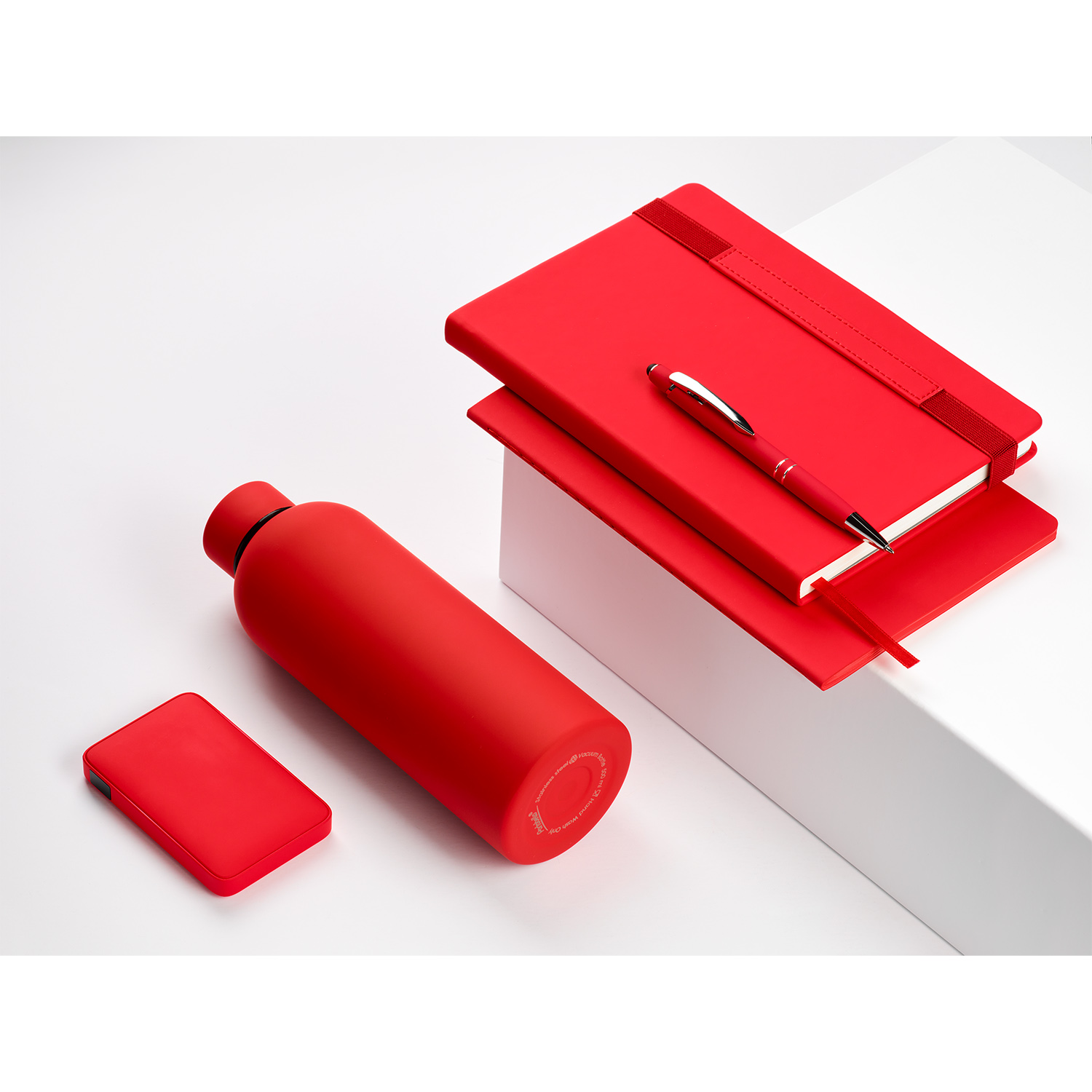 Внешний аккумулятор с подсветкой Ancor 5000 mAh, красный / 
