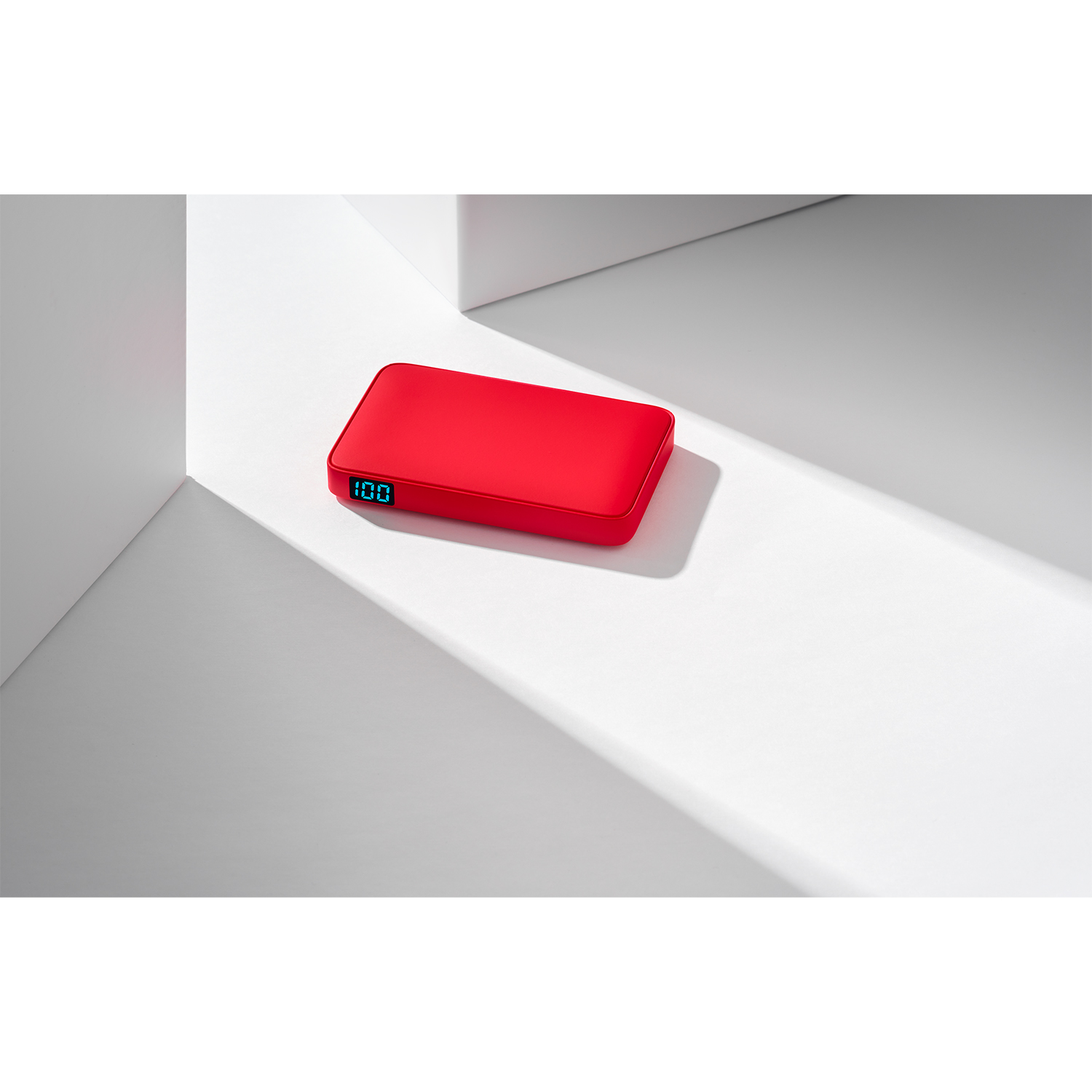 Внешний аккумулятор с подсветкой Ancor 5000 mAh, красный / 