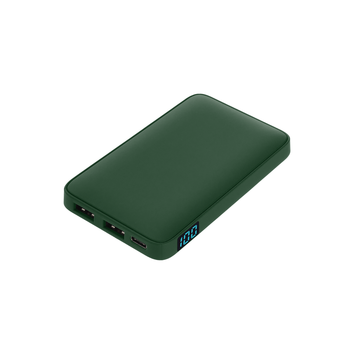Внешний аккумулятор с подсветкой Ancor 5000 mAh, зеленый / 