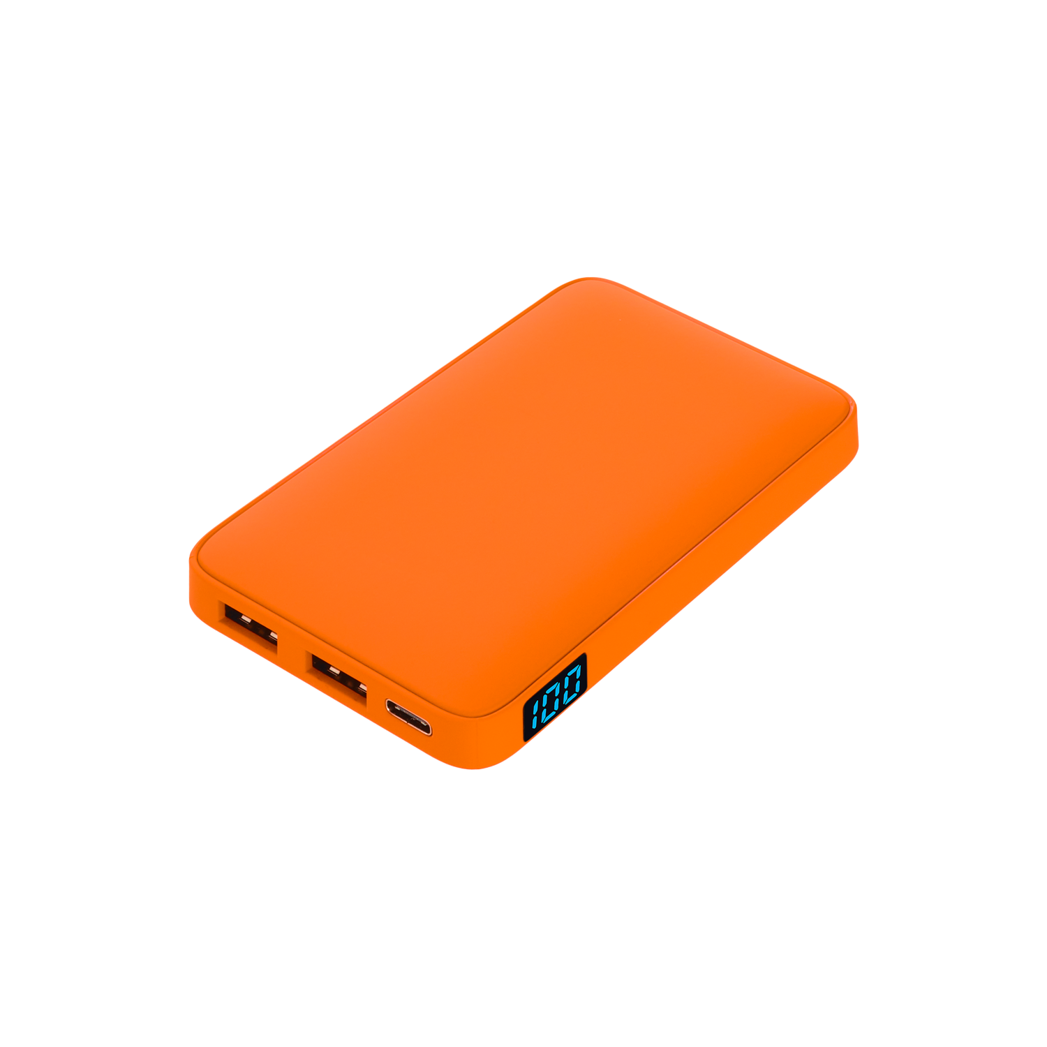 Внешний аккумулятор с подсветкой Ancor 5000 mAh, оранжевый / 