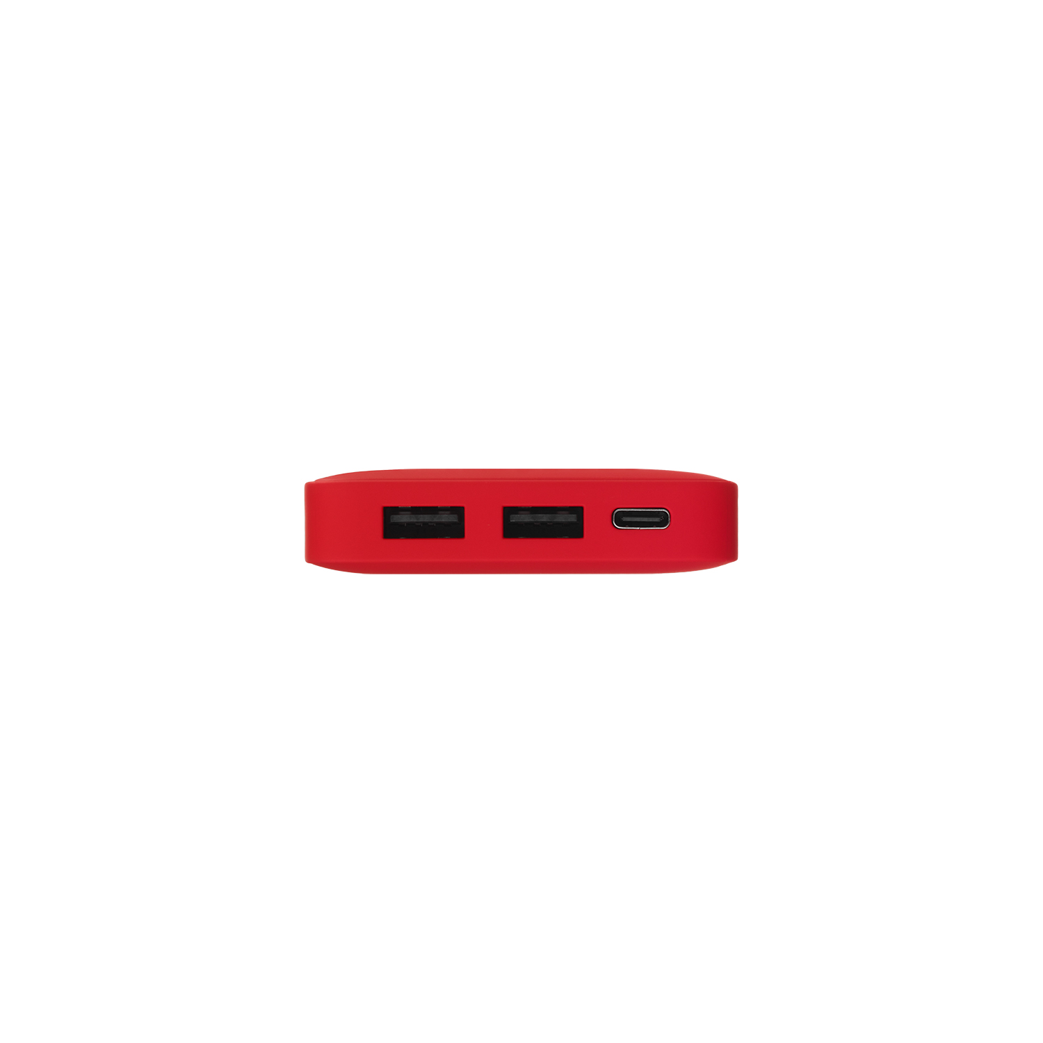 Внешний аккумулятор с подсветкой Ancor Plus 10000 mAh, красный / 
