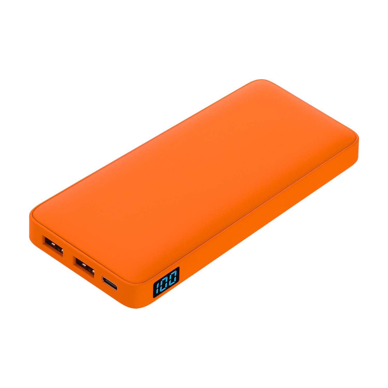 Внешний аккумулятор с подсветкой Ancor Plus 10000 mAh, оранжевый / 