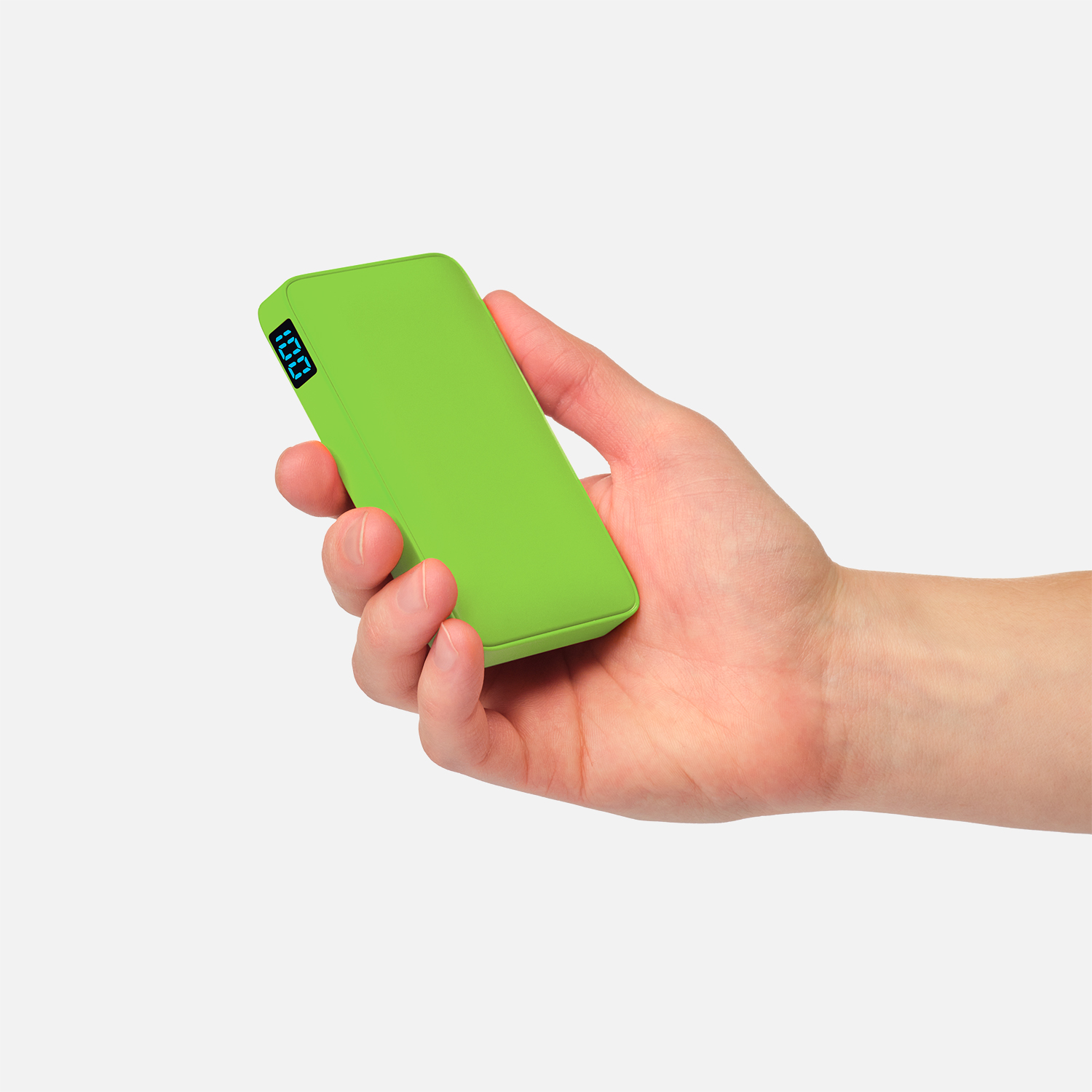 Внешний аккумулятор с подсветкой Ancor 5000 mAh, салатовый / 