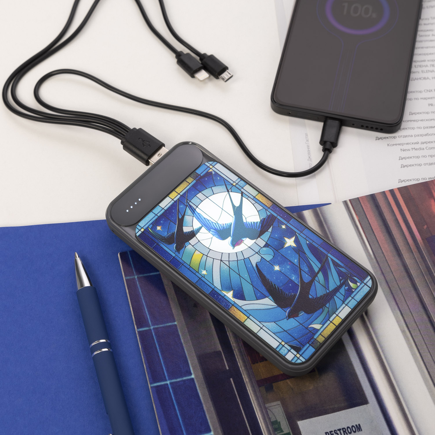 Внешний аккумулятор Starlight Plus NEO 10000 mAh, серый / 