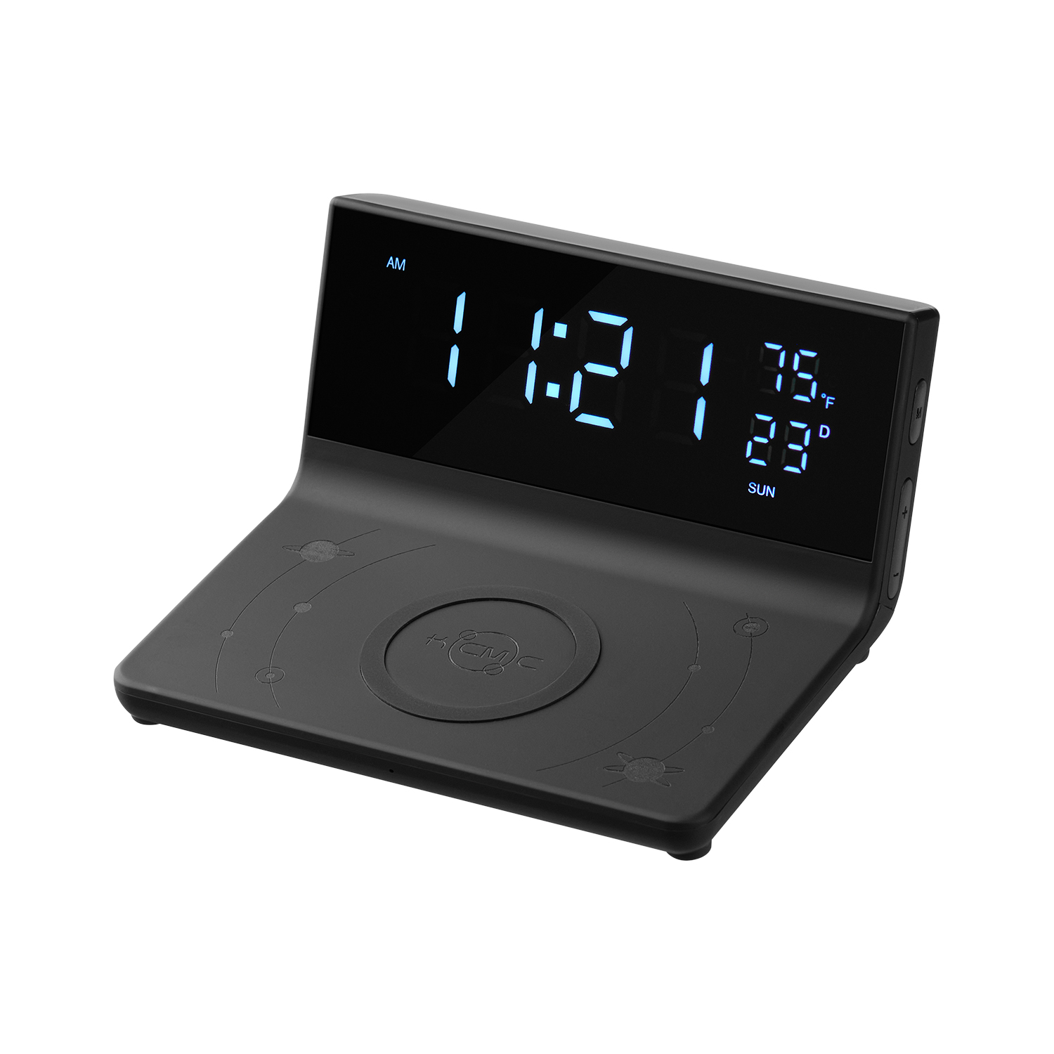 Настольные часы с беспроводной зарядкой 15W Zenith / 