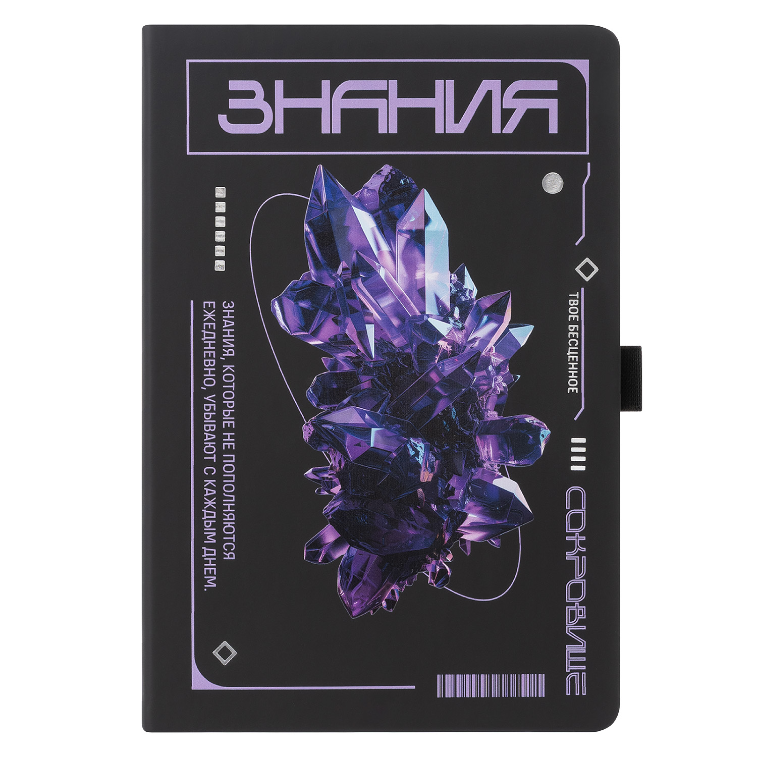 Ежедневник Alpha недатированный, черный/черный / 