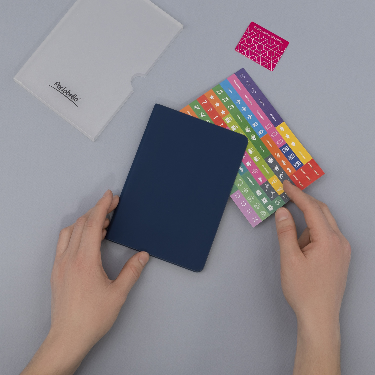 Ежедневник Spark mini недатированный, синий / 