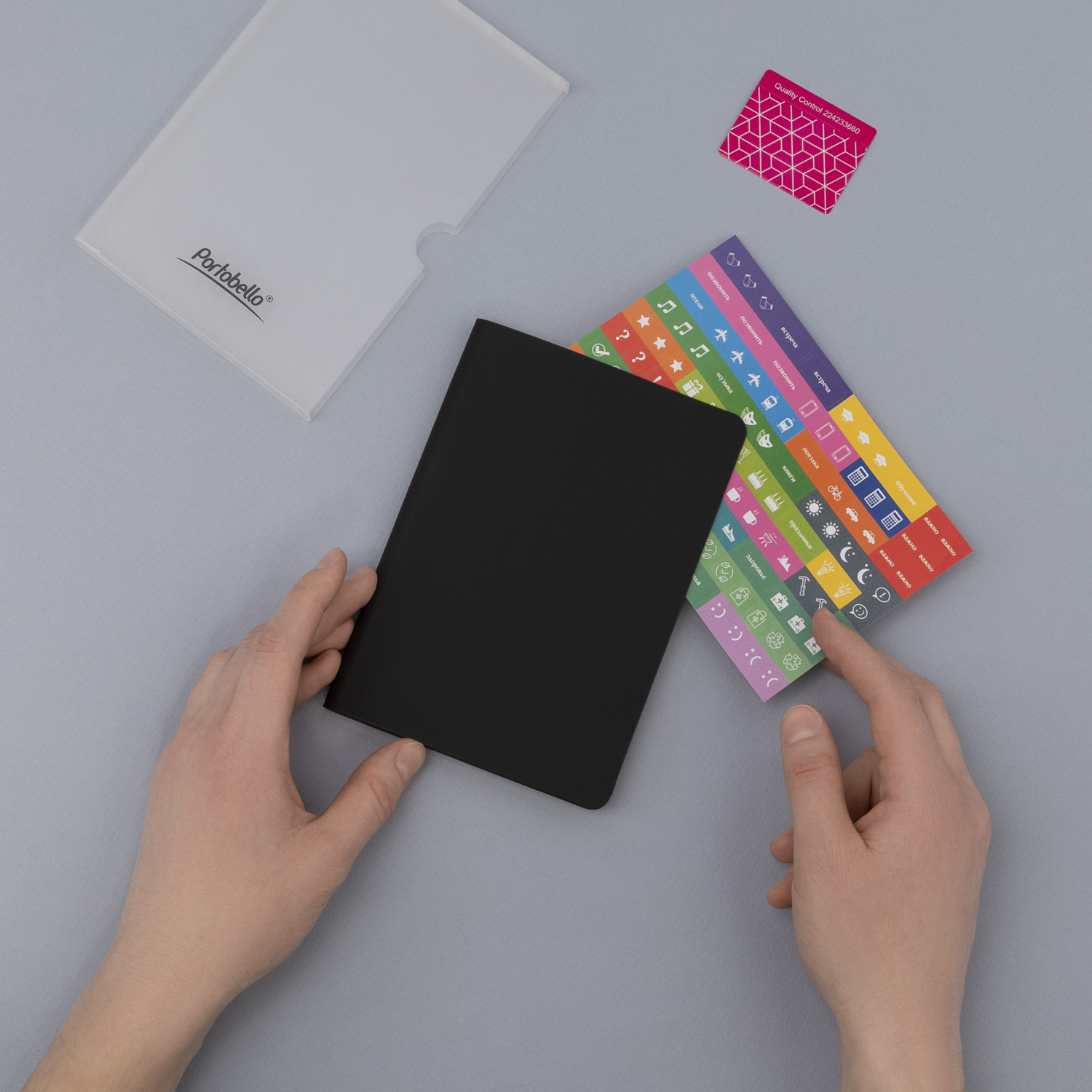 Ежедневник Spark mini недатированный, черный / 