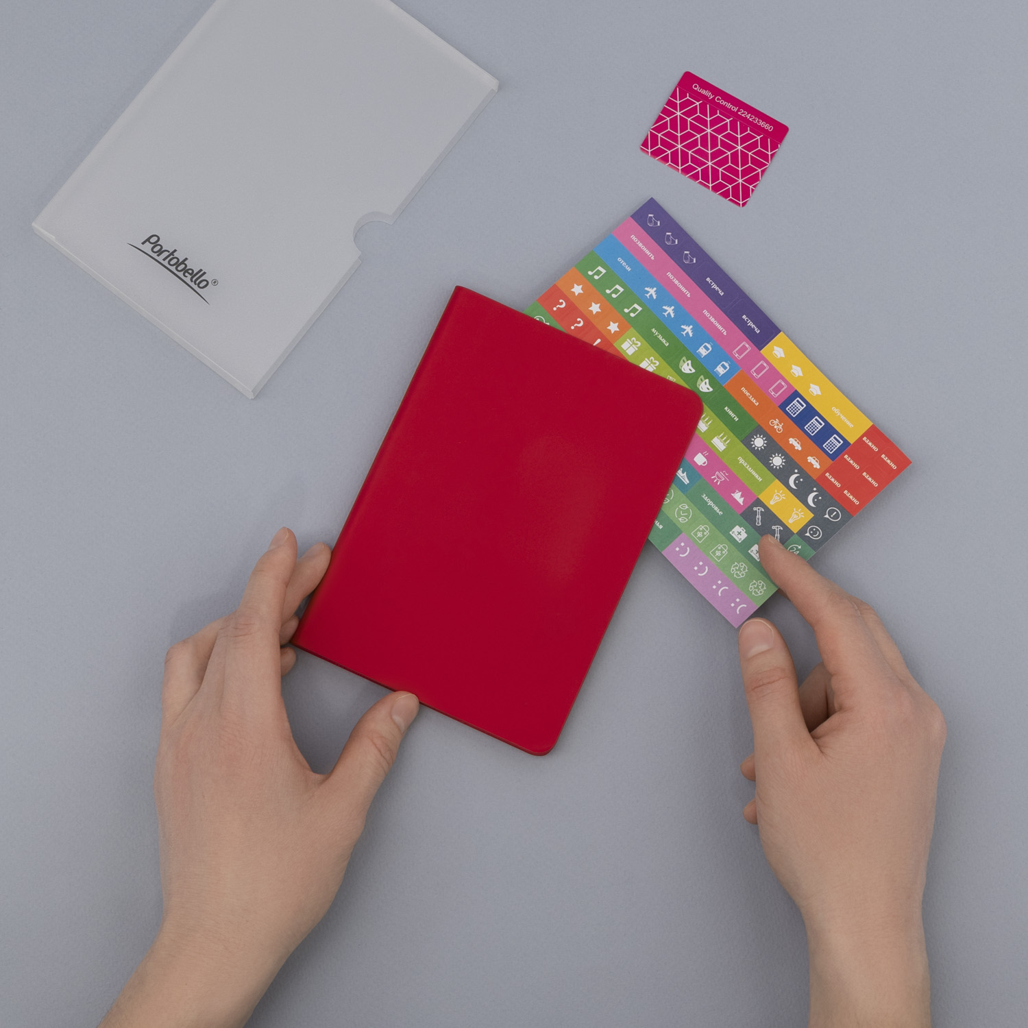 Ежедневник Spark mini недатированный, красный / 