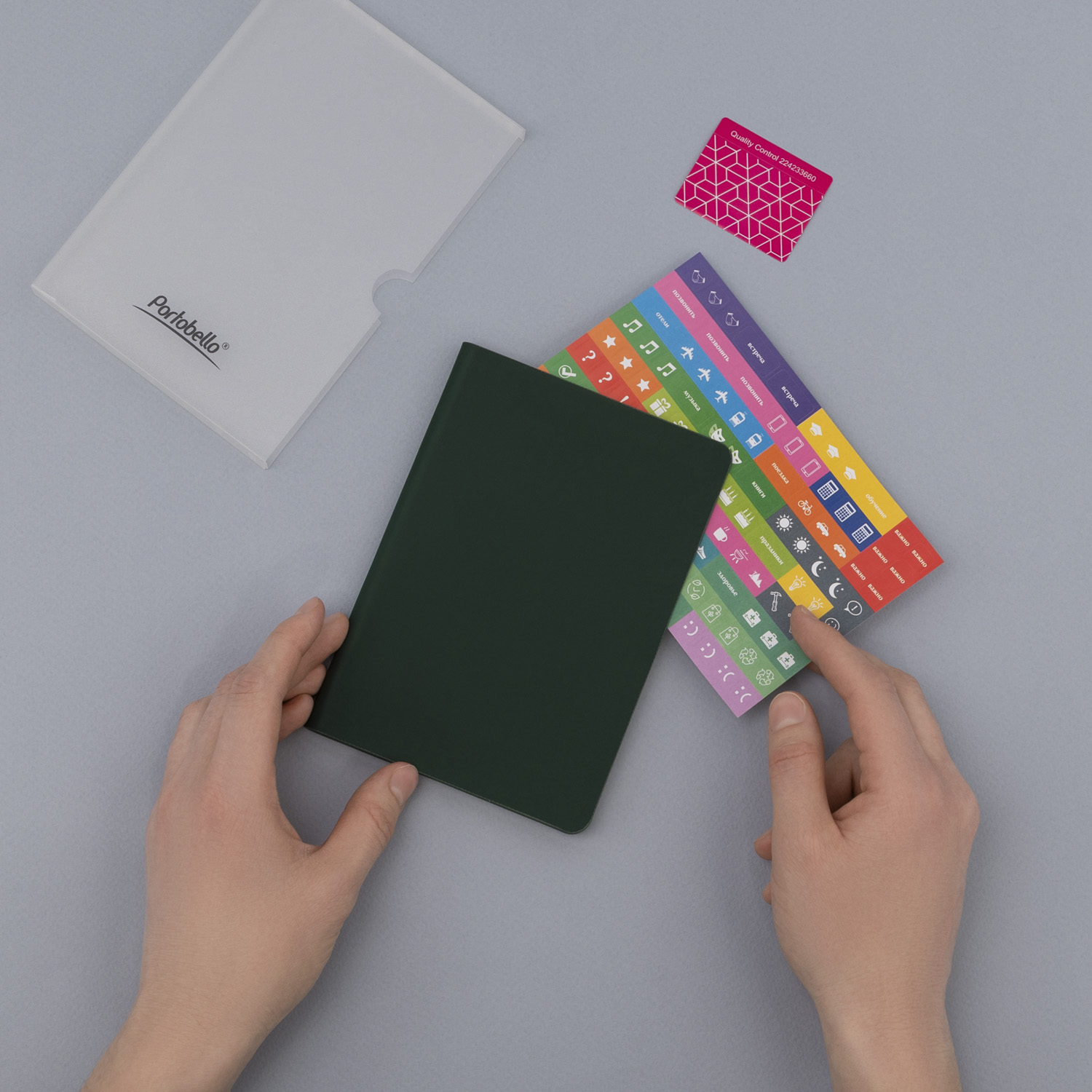Ежедневник Spark mini недатированный, зеленый / 