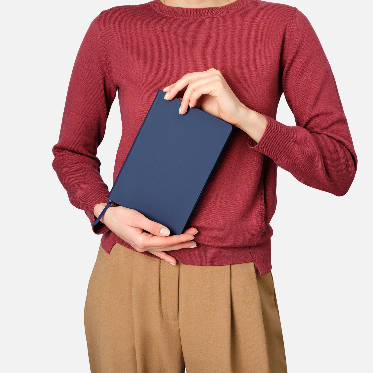 Ежедневник Latte soft touch недатированный, синий / 