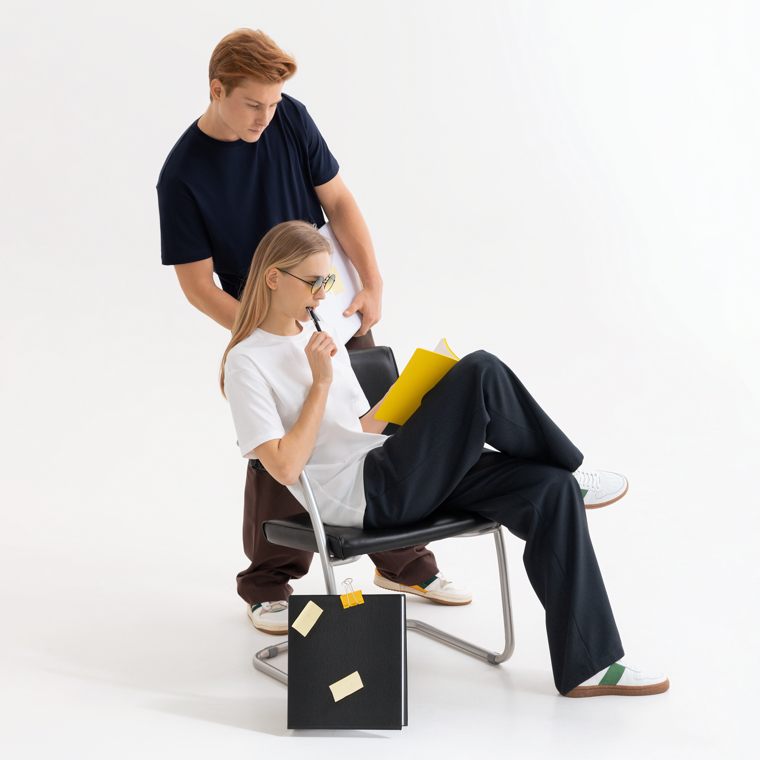 Футболка унисекс KRIS, темно-синий, размер XL / 
