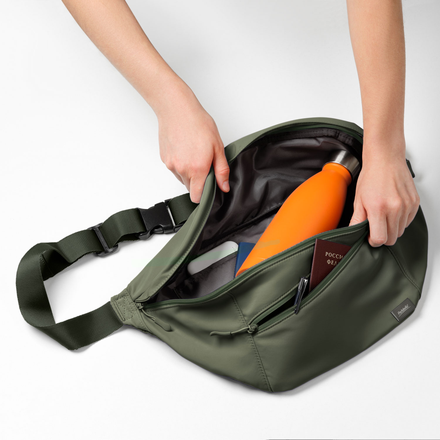 Сумка cross body Boston, зеленая / 