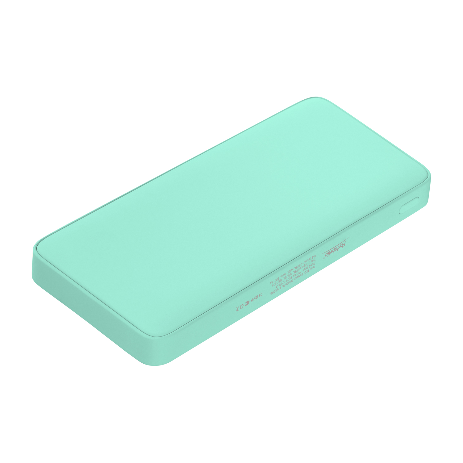 Внешний аккумулятор с подсветкой Ancor PD Plus 10000 mAh, бирюзовый / 