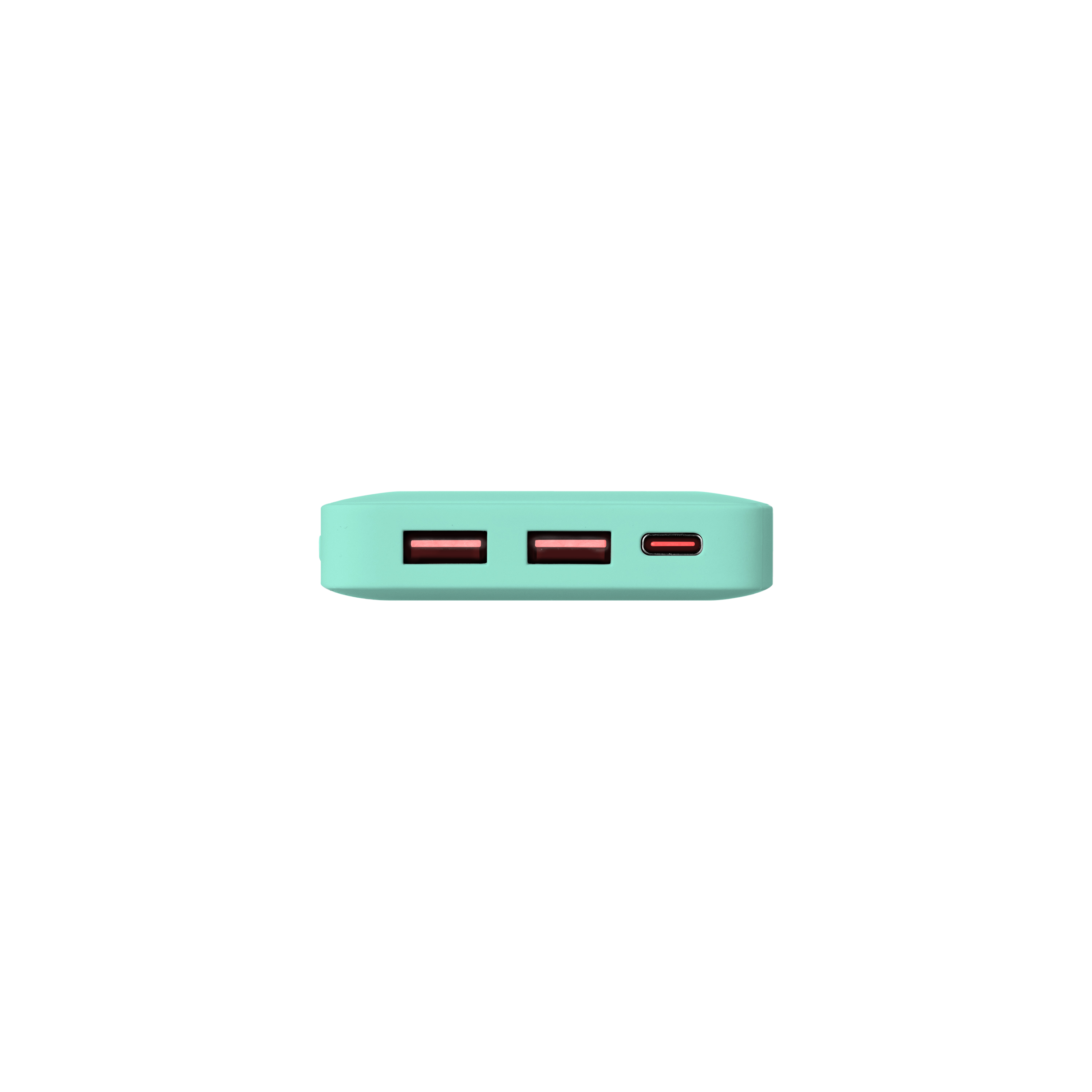 Внешний аккумулятор с подсветкой Ancor PD Plus 10000 mAh, бирюзовый / 