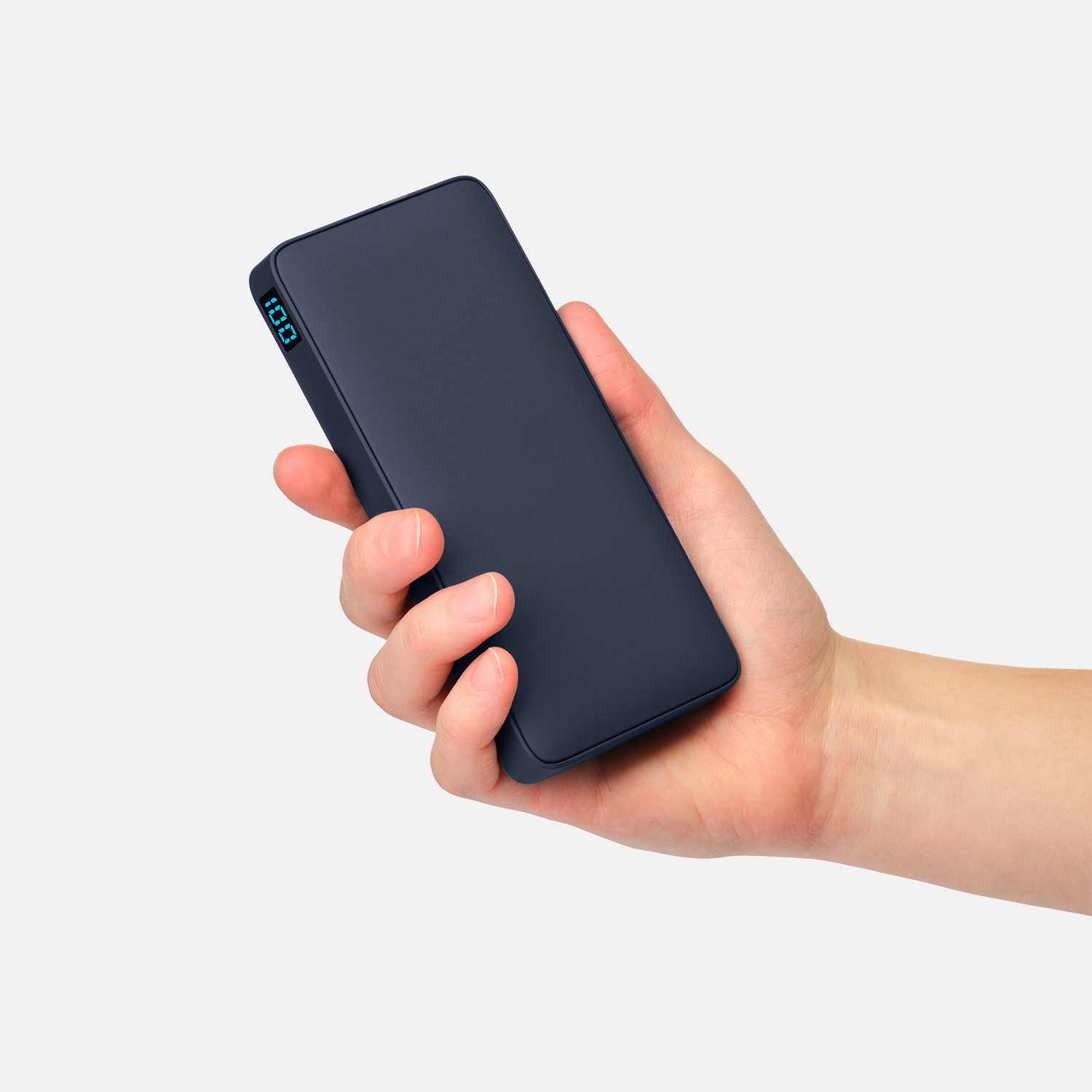 Внешний аккумулятор с подсветкой Ancor PD Plus 10000 mAh, синий / 
