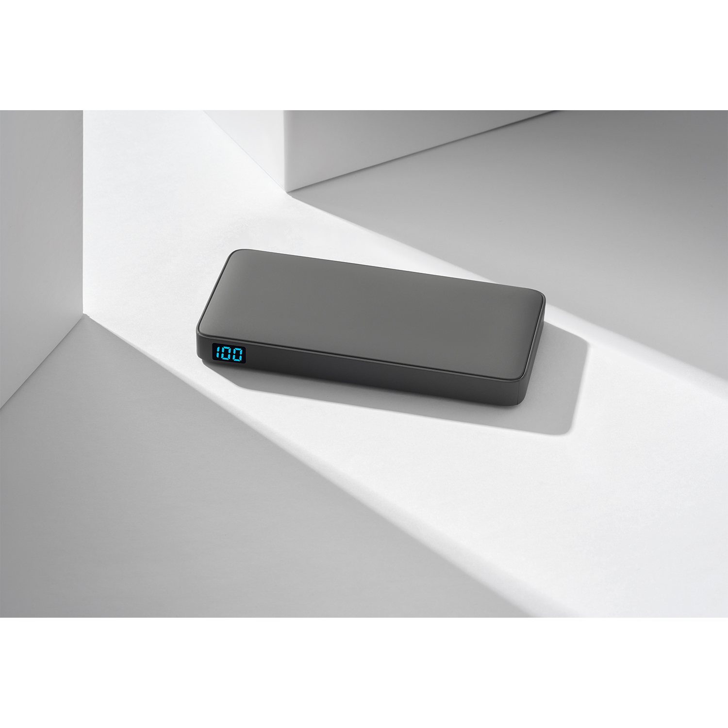 Внешний аккумулятор с подсветкой Ancor PD Plus 10000 mAh, серый / 