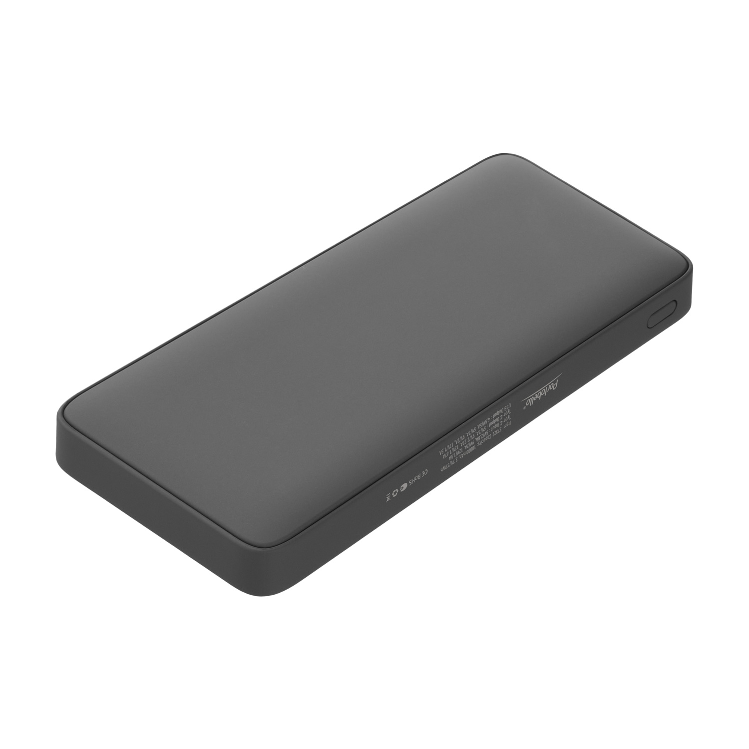 Внешний аккумулятор с подсветкой Ancor PD Plus 10000 mAh, серый / 