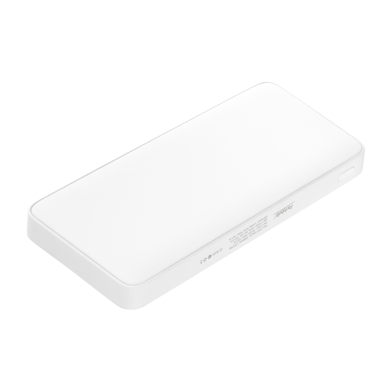 Внешний аккумулятор с подсветкой Ancor PD Plus 10000 mAh, белый / 