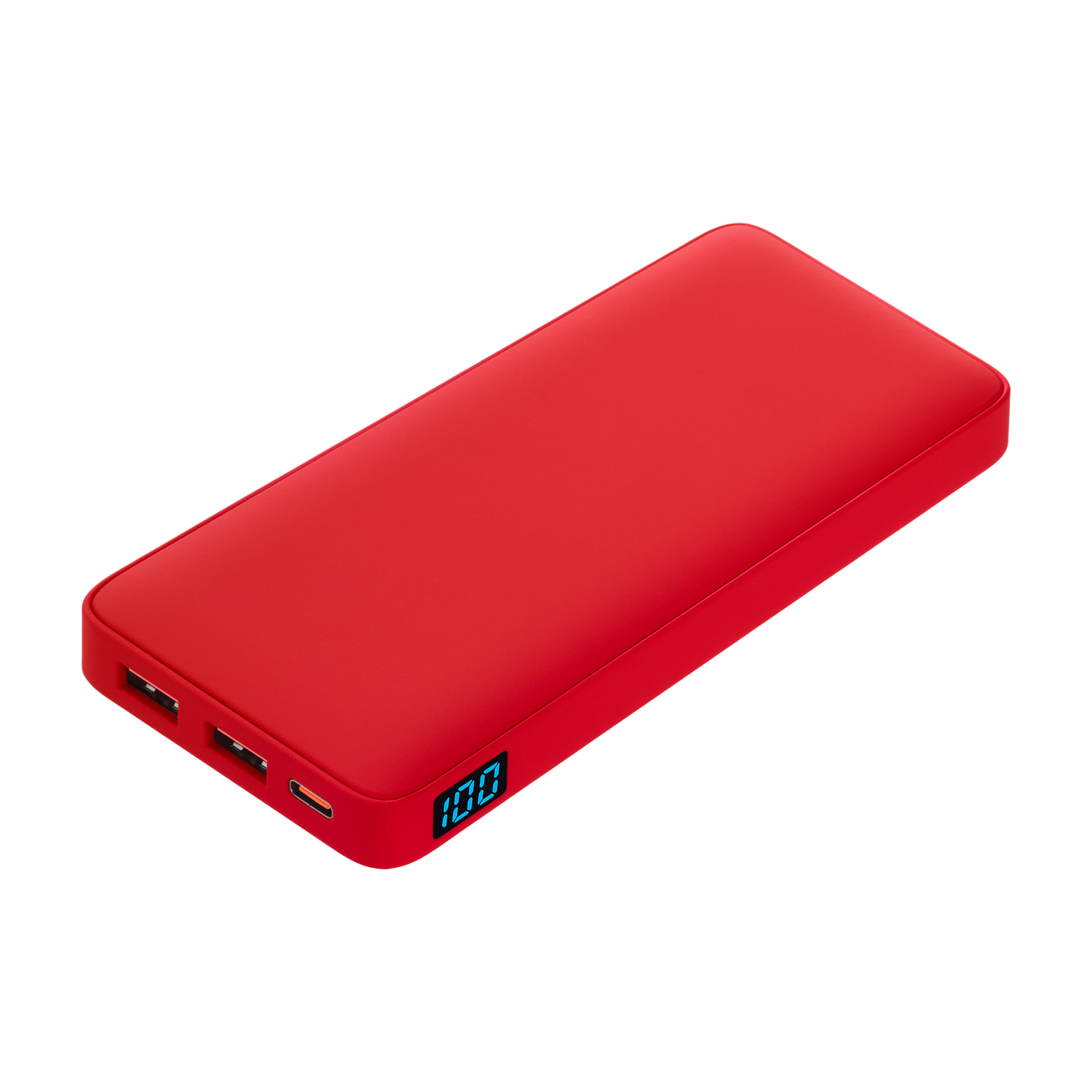 Внешний аккумулятор с подсветкой Ancor PD Plus 10000 mAh, красный / 