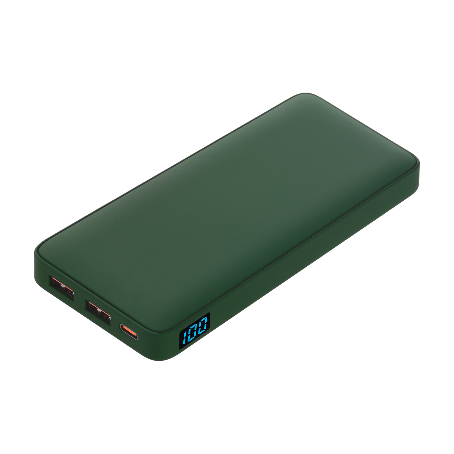 Внешний аккумулятор с подсветкой Ancor PD Plus 10000 mAh, зеленый / 