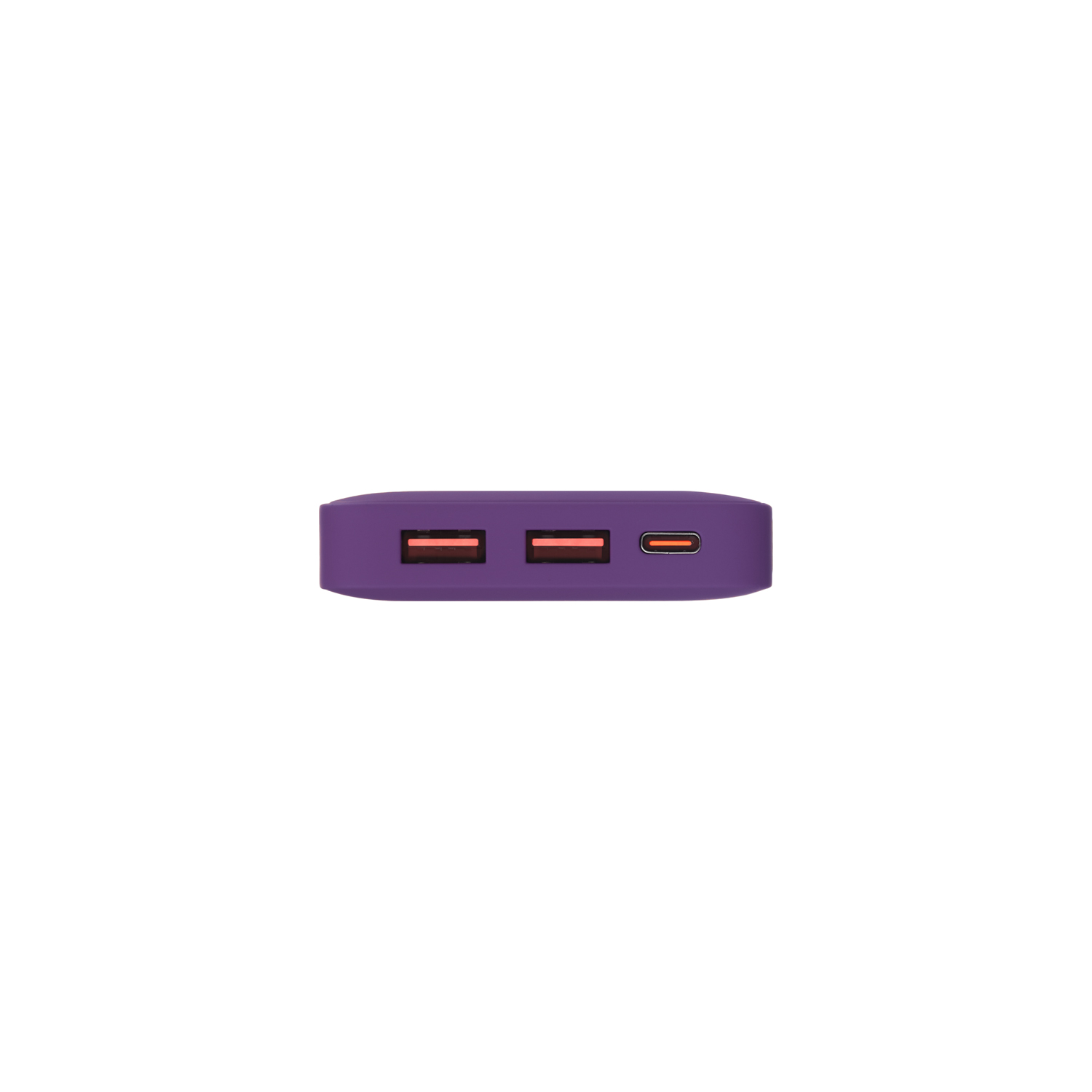 Внешний аккумулятор с подсветкой Ancor PD Plus 10000 mAh, фиолетовый / 