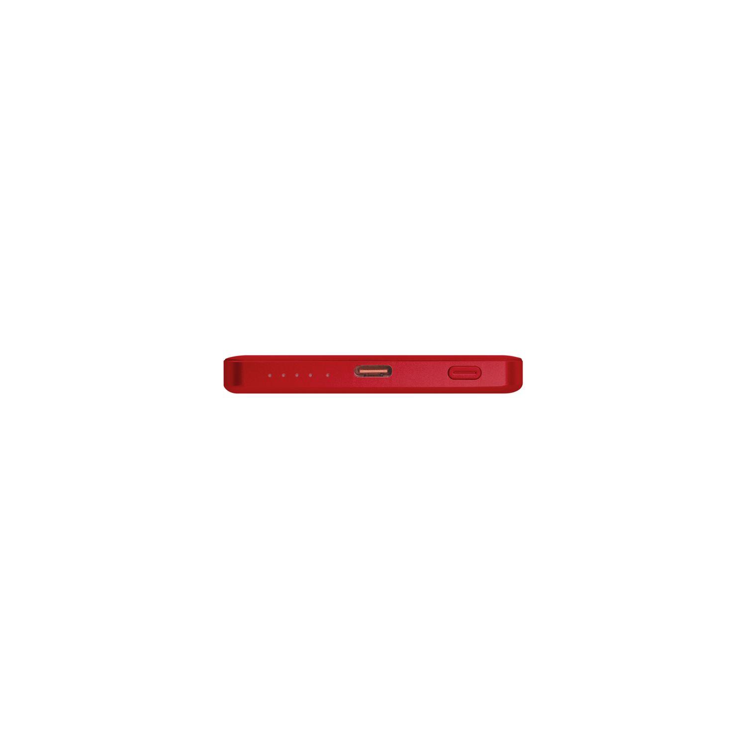 Внешний аккумулятор Atlantis PD 5000mAh с функцией беспроводной зарядки 15W, красный / 