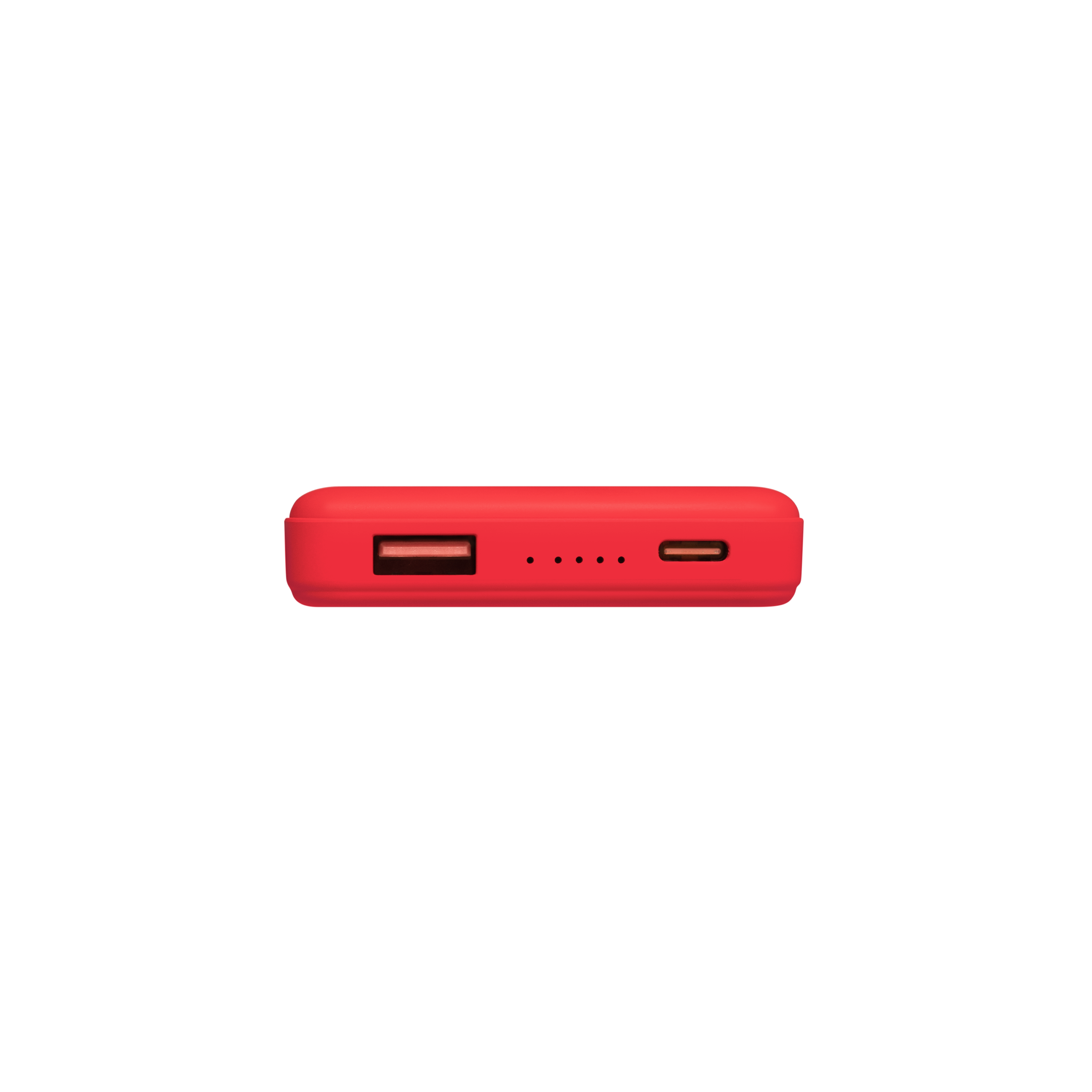 Внешний аккумулятор Largo PD 5000mAh с функцией беспроводной зарядки 15W, красный / 