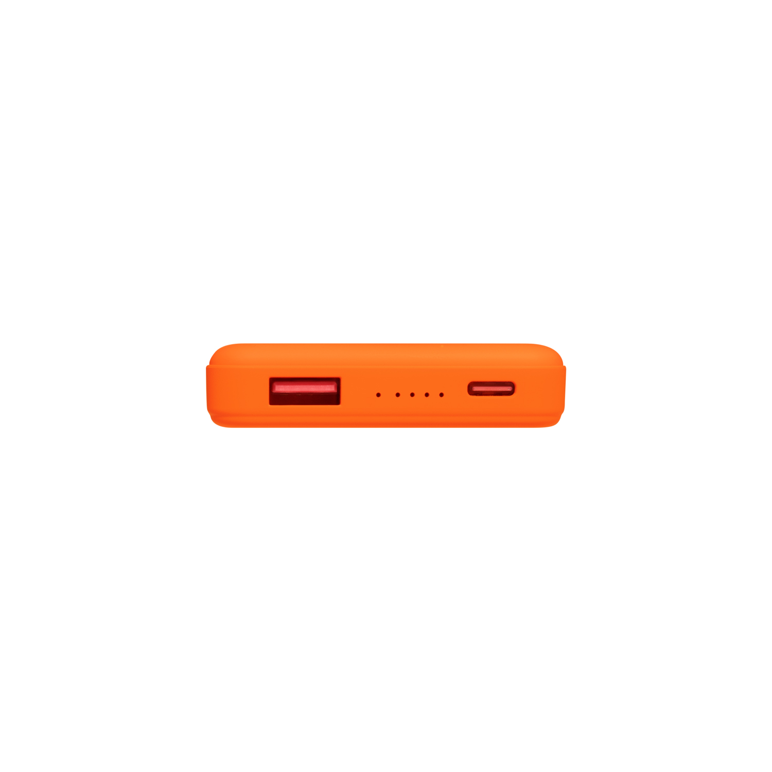 Внешний аккумулятор Largo PD 5000mAh с функцией беспроводной зарядки 15W, оранжевый / 