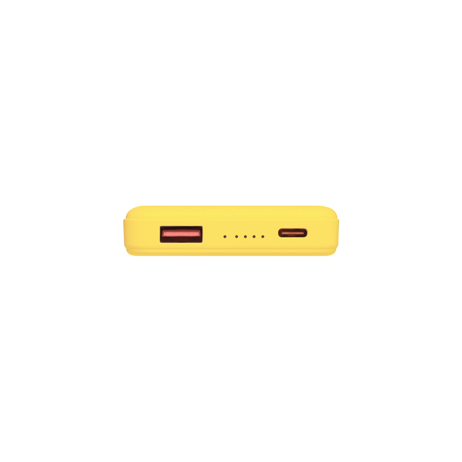 Внешний аккумулятор Largo PD 5000mAh с функцией беспроводной зарядки 15W, желтый / 