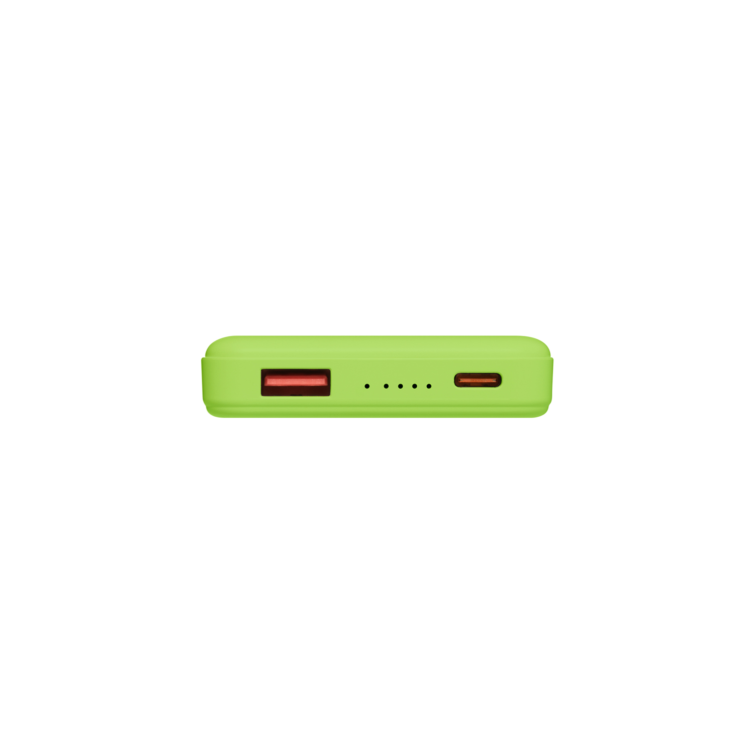 Внешний аккумулятор Largo PD 5000mAh с функцией беспроводной зарядки 15W, салатовый / 
