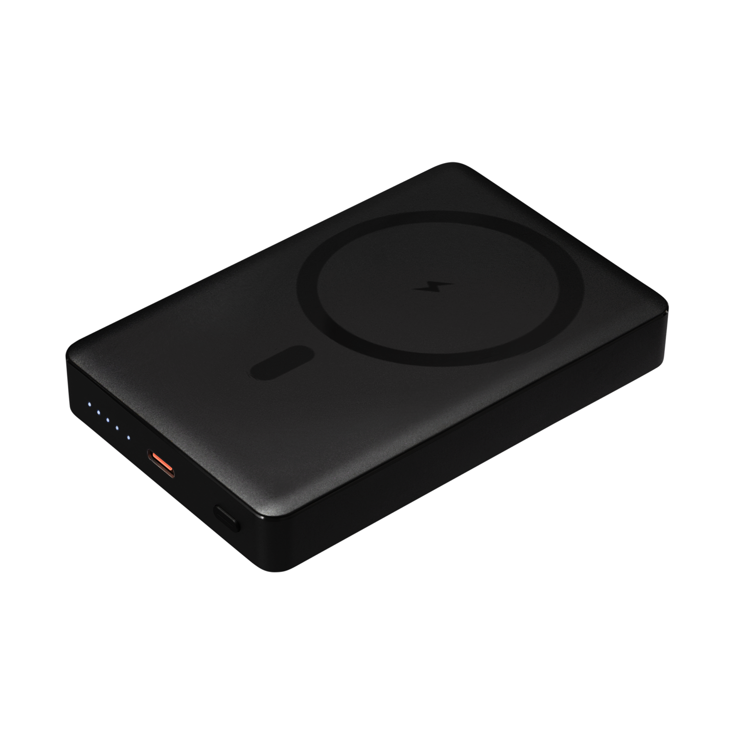 Внешний аккумулятор Atlantis PD Plus 10000mAh с функцией беспроводной зарядки 15W, черный / 