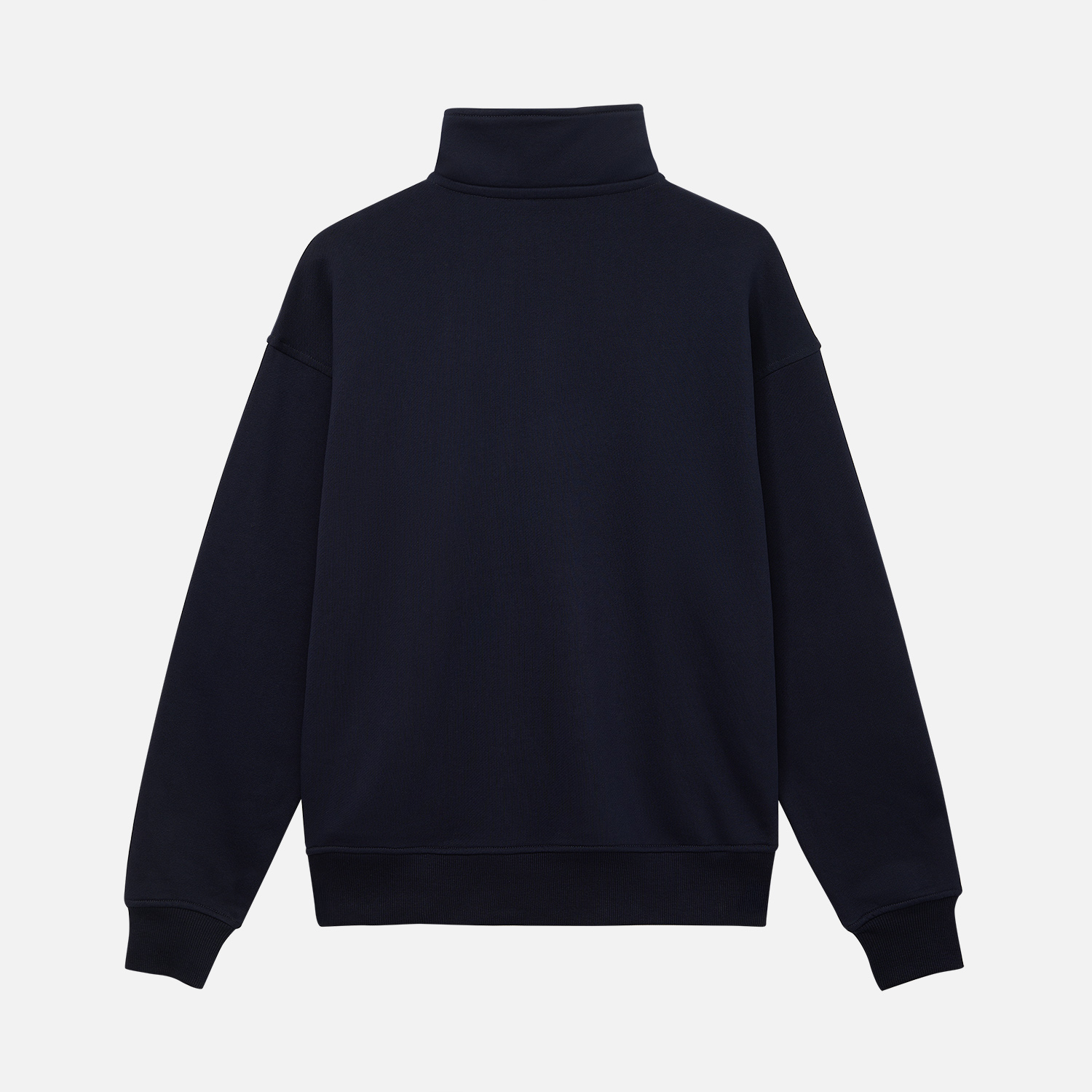 Толстовка на молнии унисекс FLOW, темно-синяя, размер 3XL/4XL / 