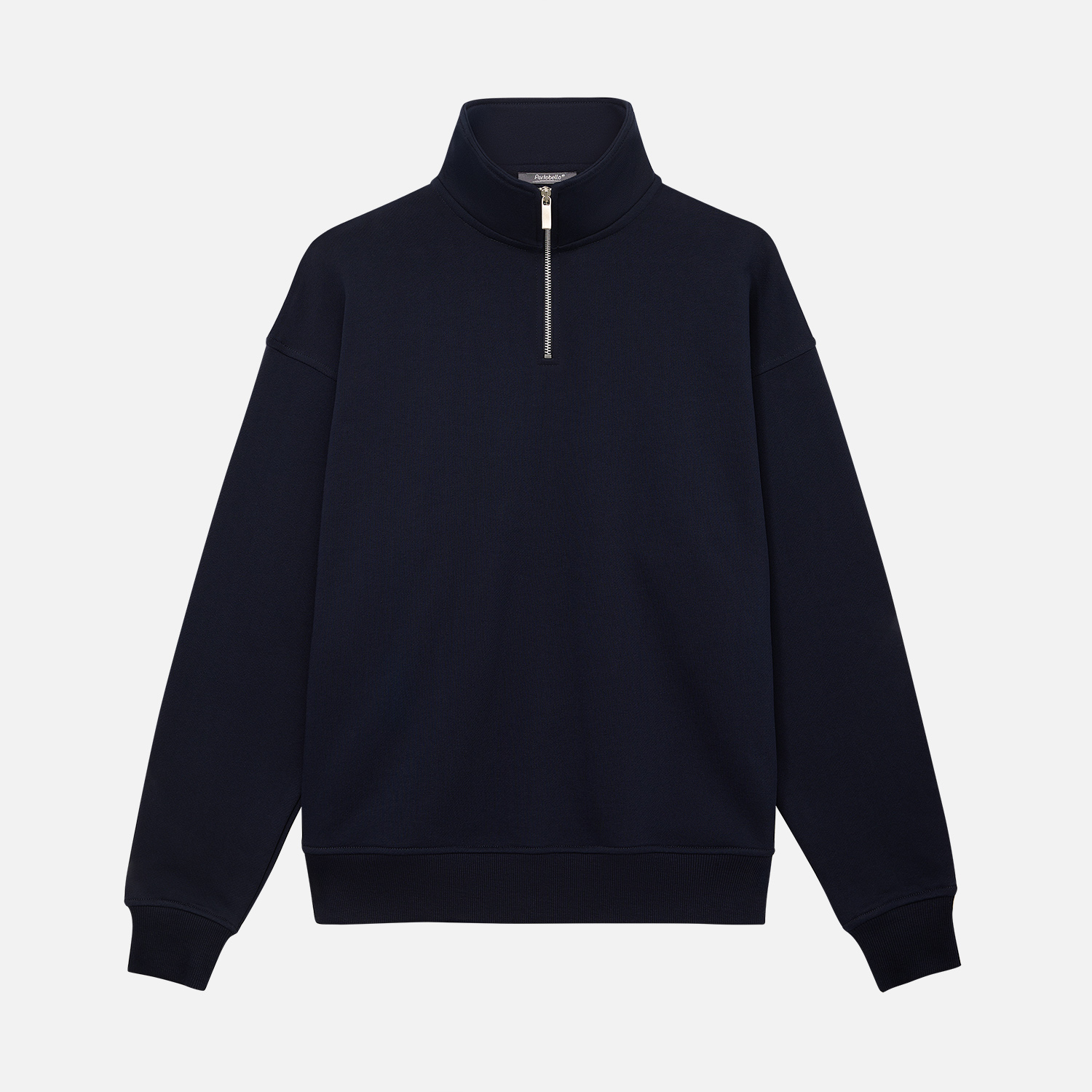 Толстовка на молнии унисекс FLOW, темно-синяя, размер 3XL/4XL / 