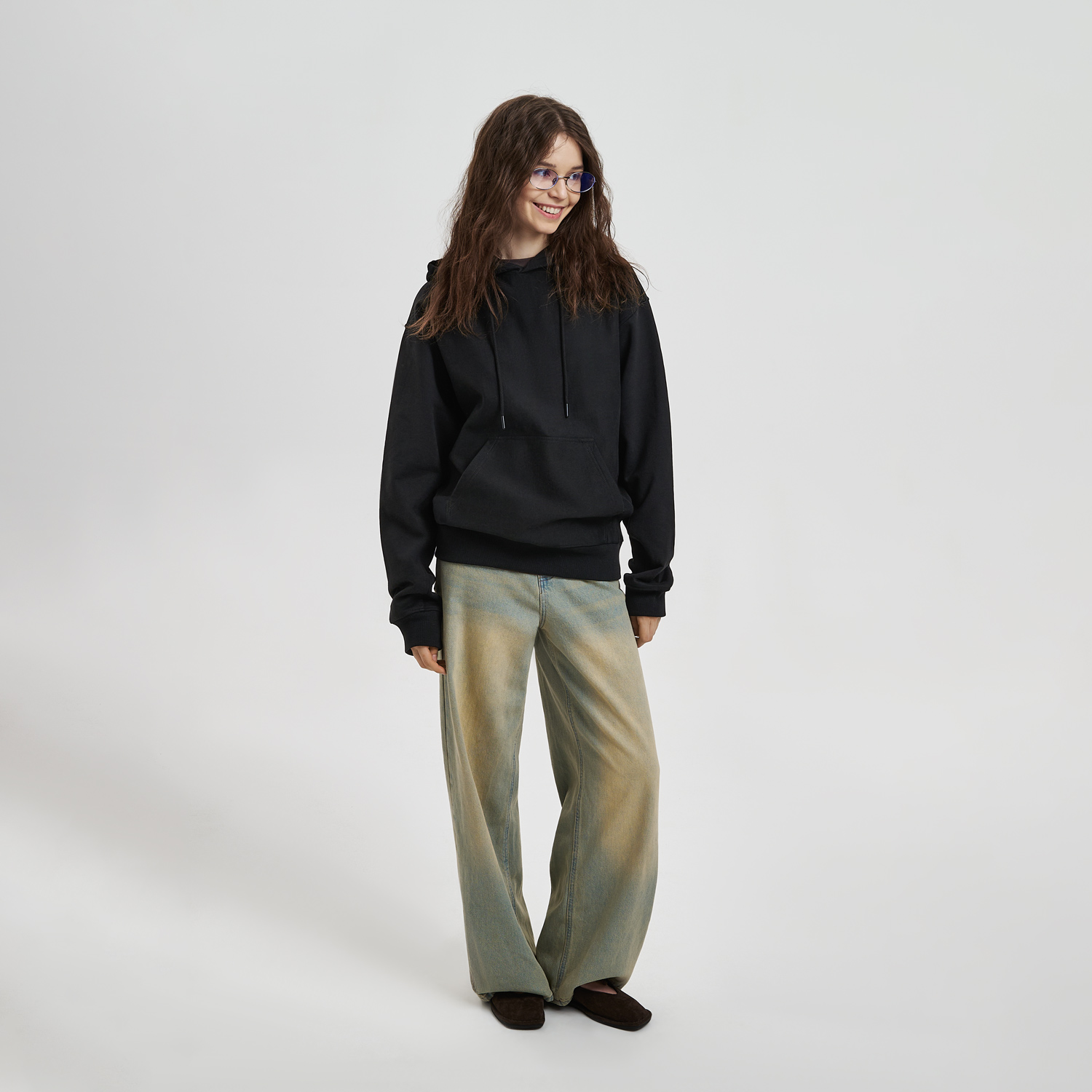 Худи релакс унисекс ADVENTURE, черный, размер 3XL/4XL / 
