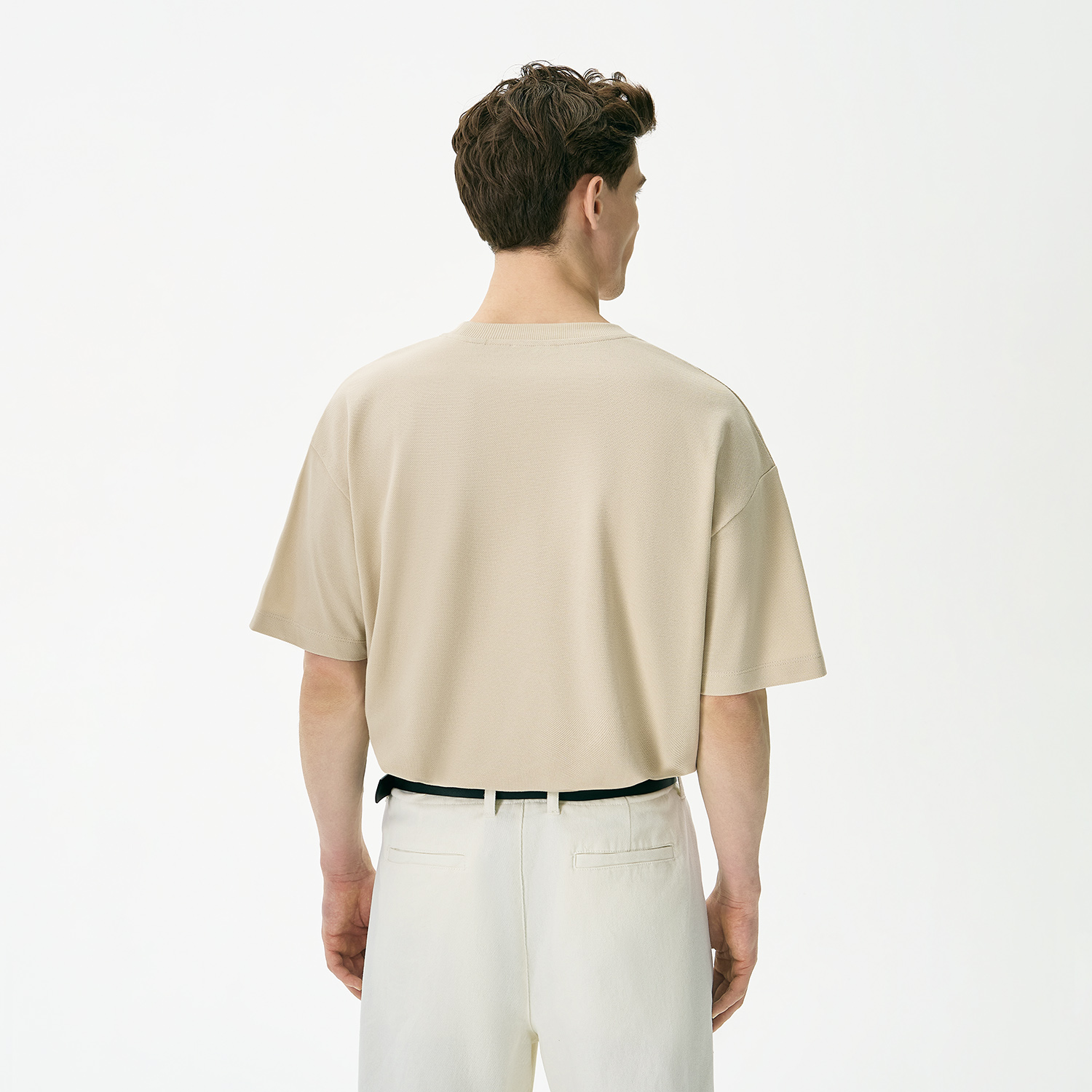 Футболка премиум AURA, бежевый / 