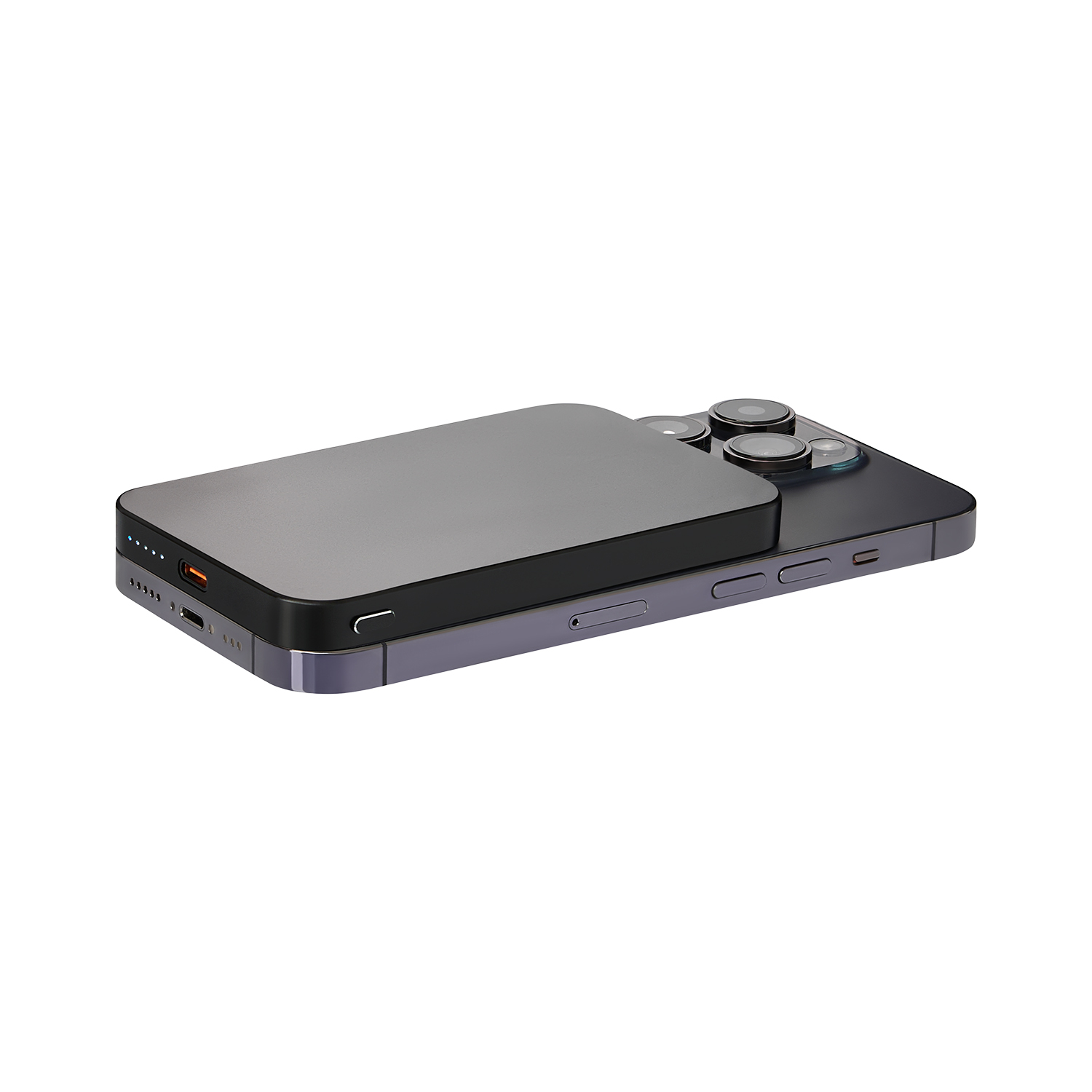 Внешний аккумулятор Artex PD 5000mAh с функцией беспроводной зарядки 15W, черный / 